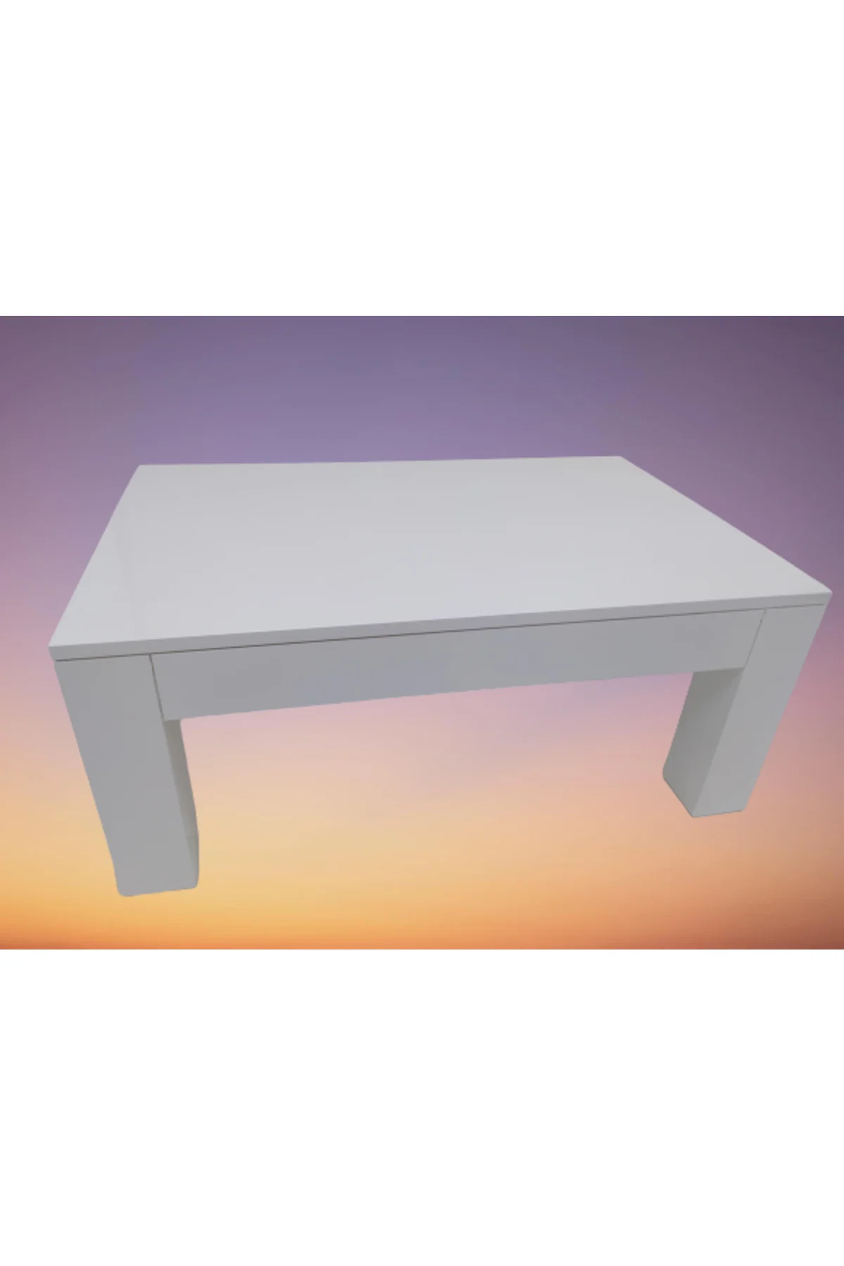 Orta Sehpa 14568 Model Ahşap Kutu Ayak MDF Parlak Beyaz Lake Boya Tabla El Yapım Orta Sehpa 14568 Model Ahşap Kutu Ayak MDF Parlak Beyaz Lake Boya Tabla El Yapım - Görsel 3