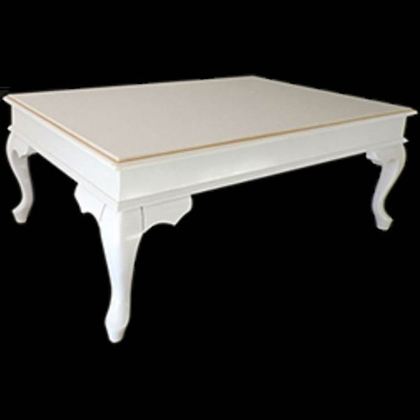 Orta Sehpa 17773 Klasik Kulaklı Kayın Aslan ayak demonte beyaz sa