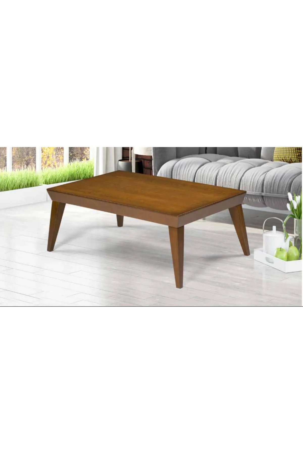 Orta Sehpa 18250 OSM PİRAMİT Klasik Model Parlak Ceviz Kayın Retro ayak El Yapım Orta Sehpa 18250 OSM PİRAMİT Klasik Model Parlak Ceviz Kayın Retro ayak El Yapım - Görsel 2