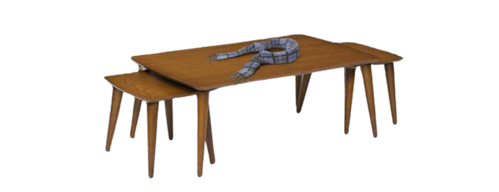 Orta Sehpa 18267 OSM SERVİSLİ Model Parlak Ceviz Ahşap Kayın torn