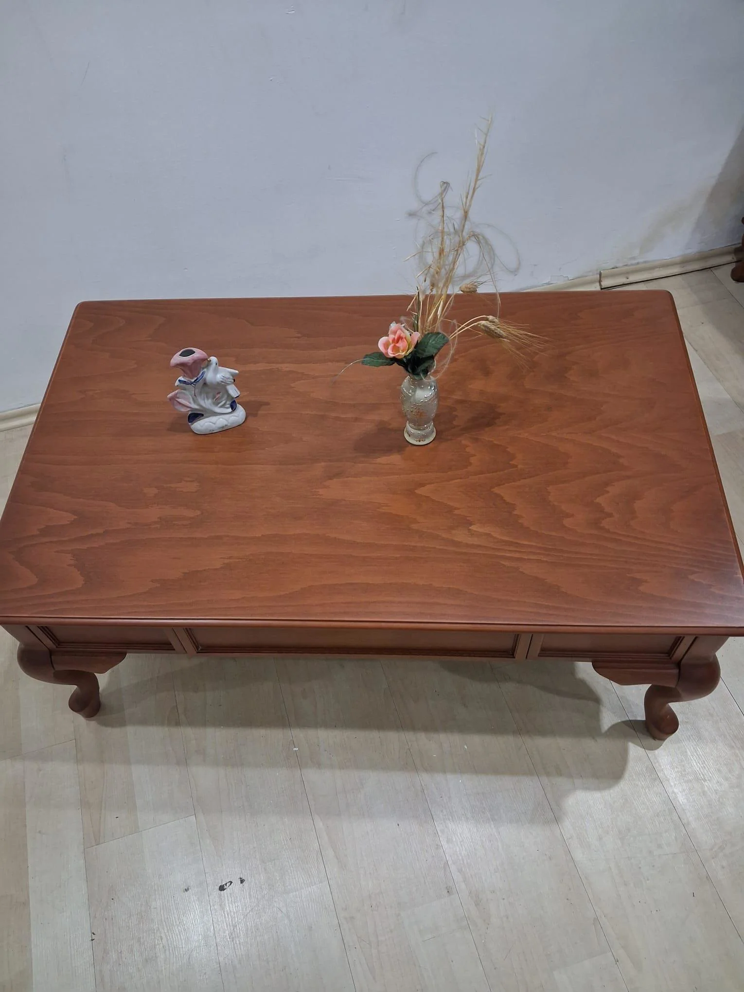 Orta Sehpa 18524 Klasik Model Kayın Aslan Ayak MDF Tabla ceviz Natüre El Yapım Fiyatı, Yorumları ve Özellikleri