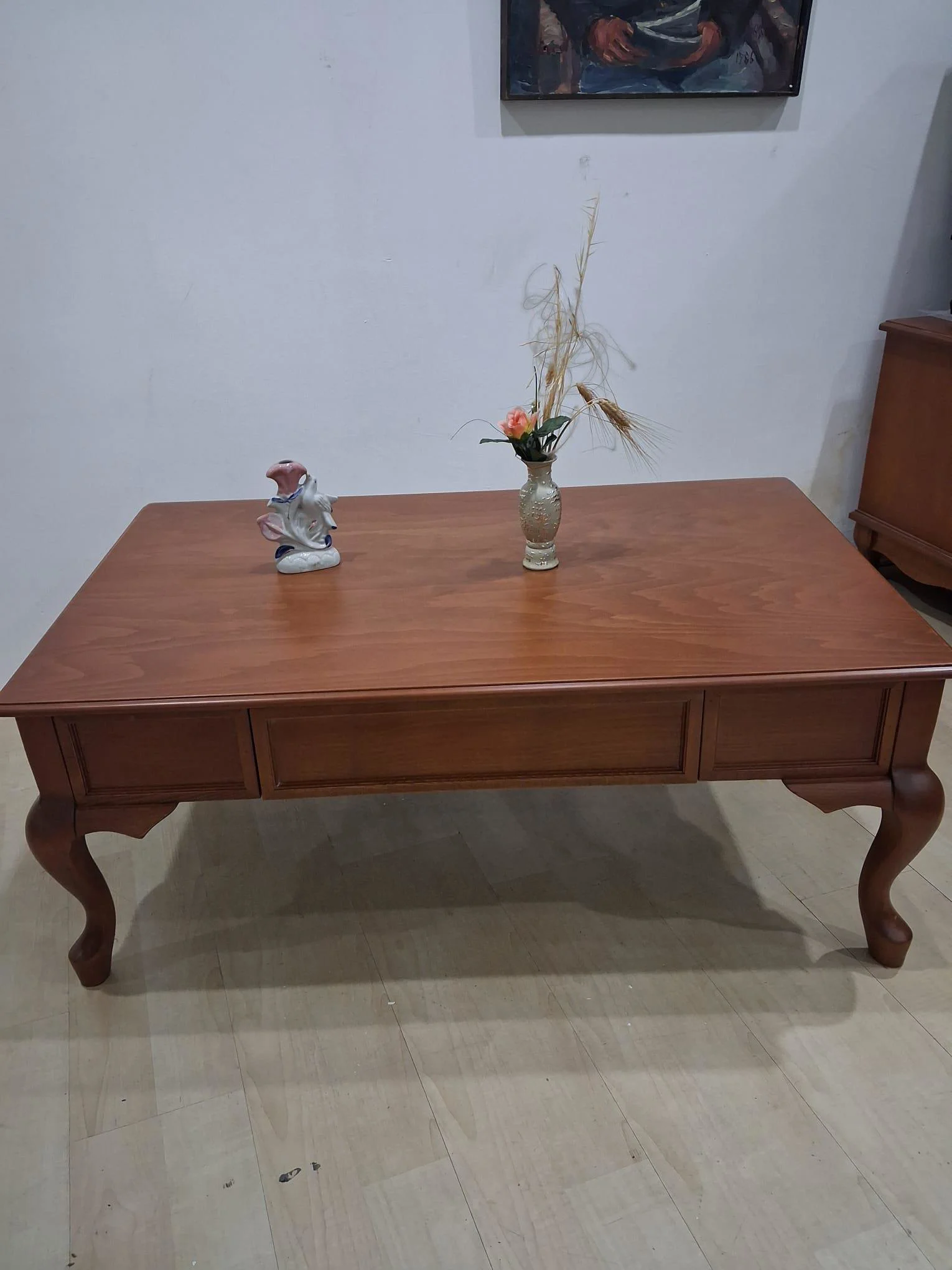 Orta Sehpa 18524 Klasik Model Kayın Aslan Ayak MDF Tabla ceviz Natüre El Yapım Fiyatı, Yorumları ve Özellikleri