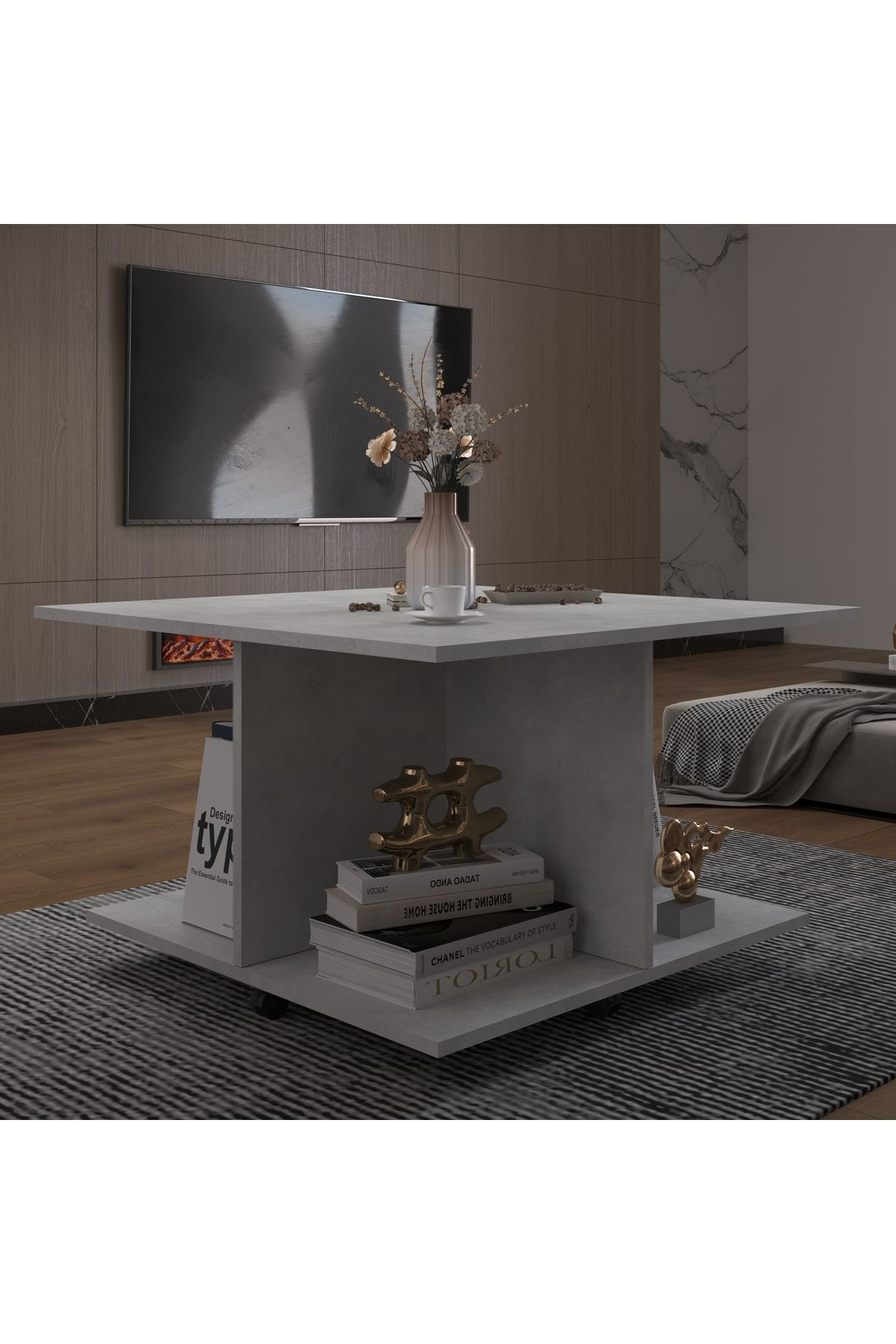 Orta Sehpa OS002 RETRO TAŞ Orta Sehpa OS002 RETRO TAŞ