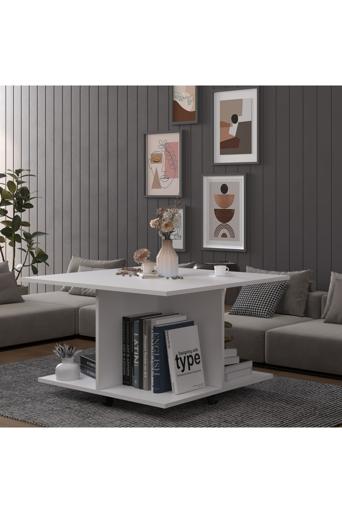 Orta Sehpa OS002 BEYAZ