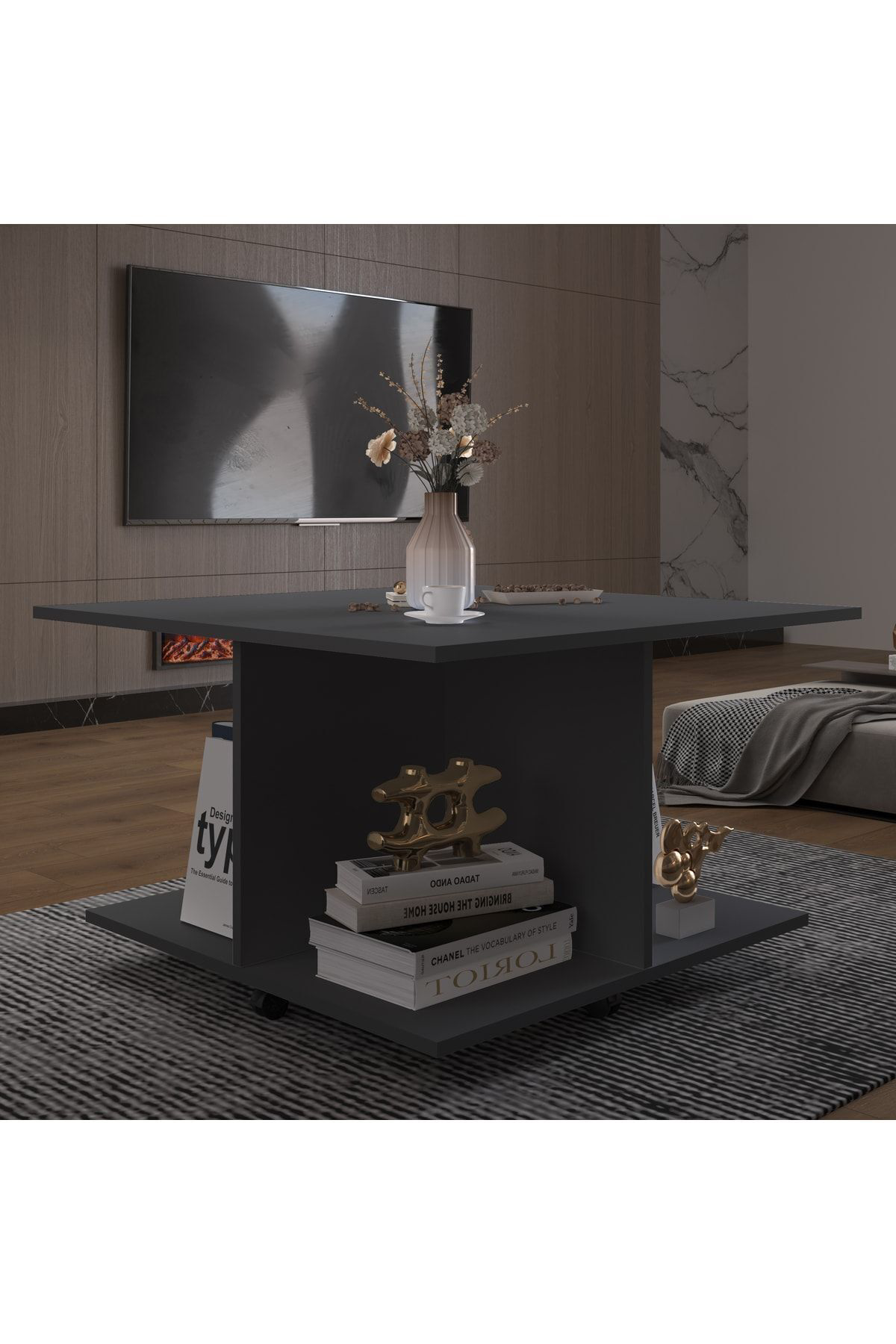 Orta Sehpa OS002 ANTRASIT Orta Sehpa OS002 ANTRASIT