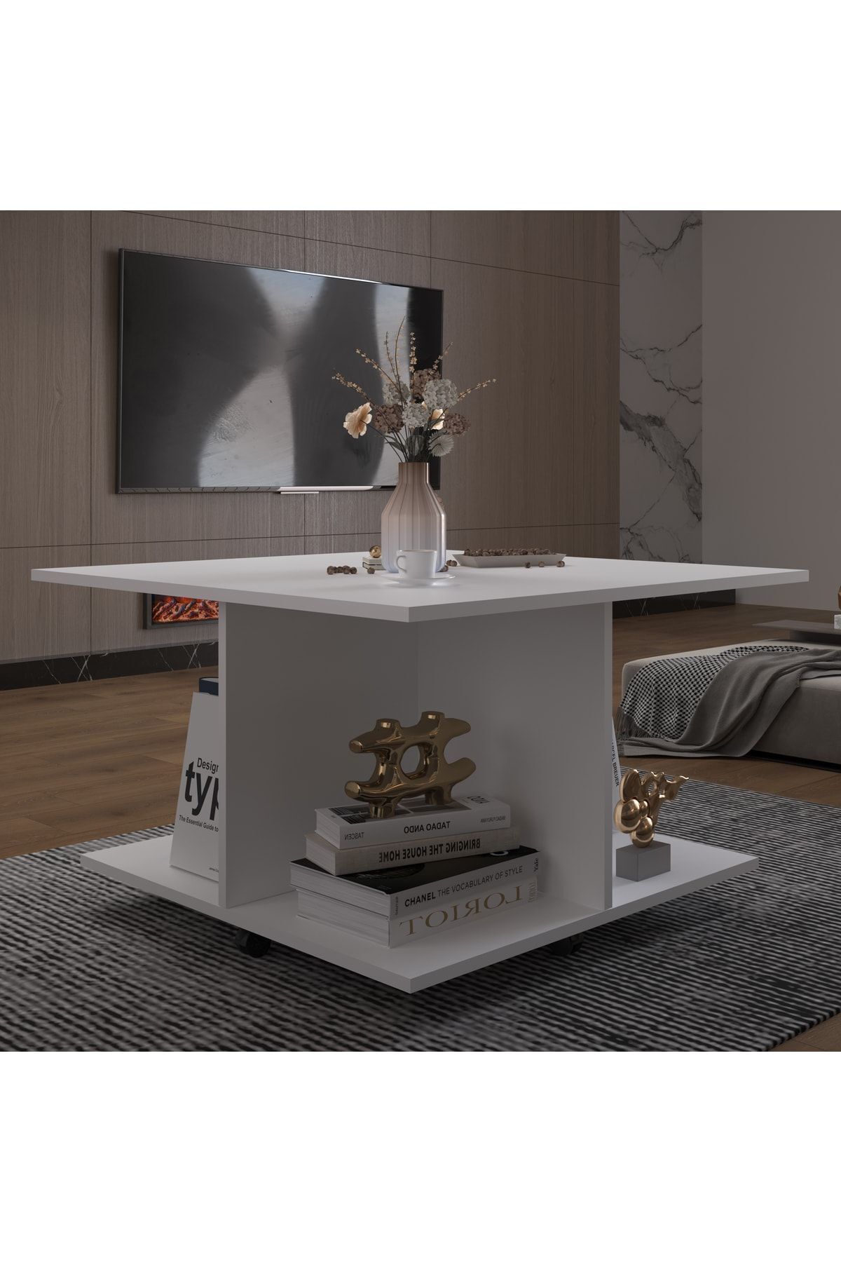 Orta Sehpa OS002 BEYAZ