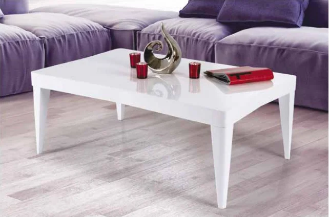 Orta sehpa Osm 11806 KELEBEK Klasik MODEL Parlak Beyaz Kayın RETR
