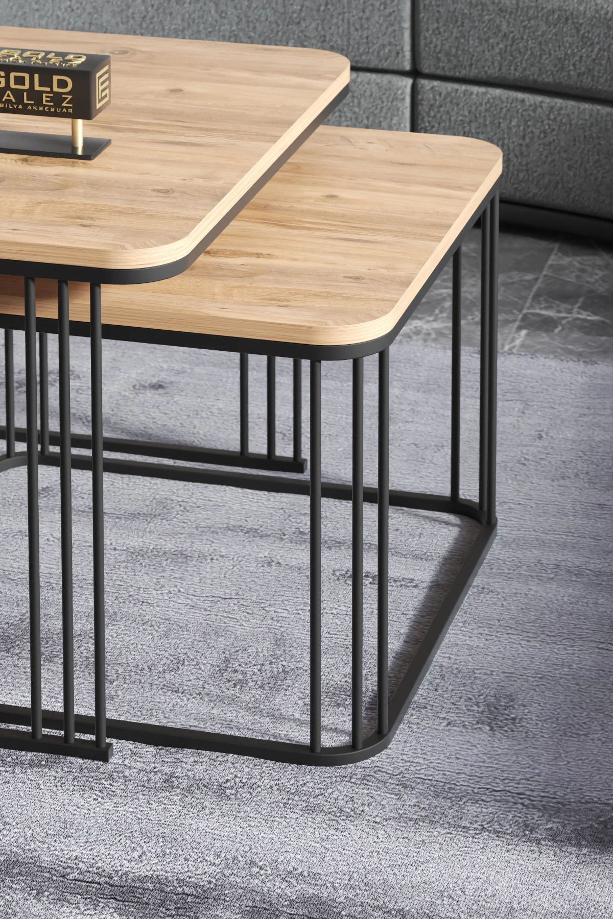 Orta Sehpa Ve Zigon Sehpa Damla Atlantik Çam