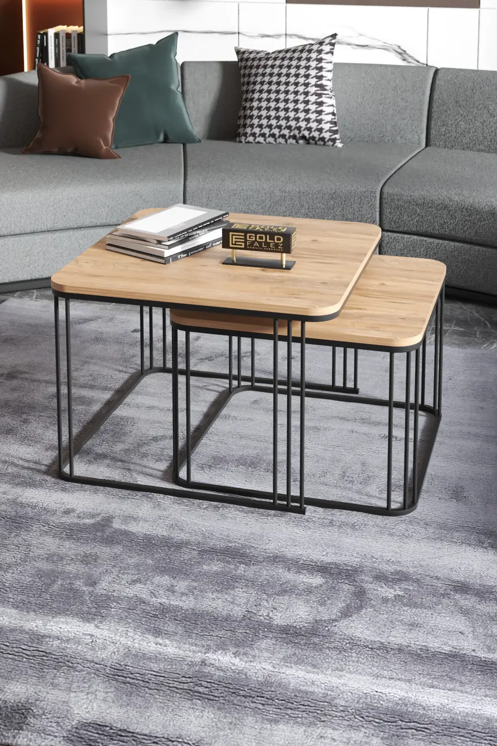 Orta Sehpa Ve Zigon Sehpa Damla Atlantik Çam