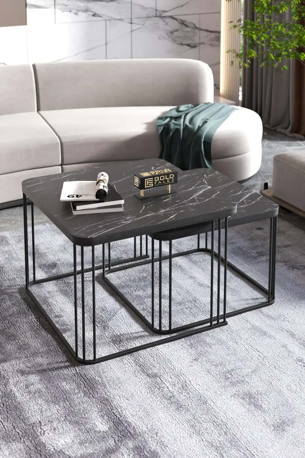 Orta Sehpa Ve Zigon Sehpa Damla Bendir