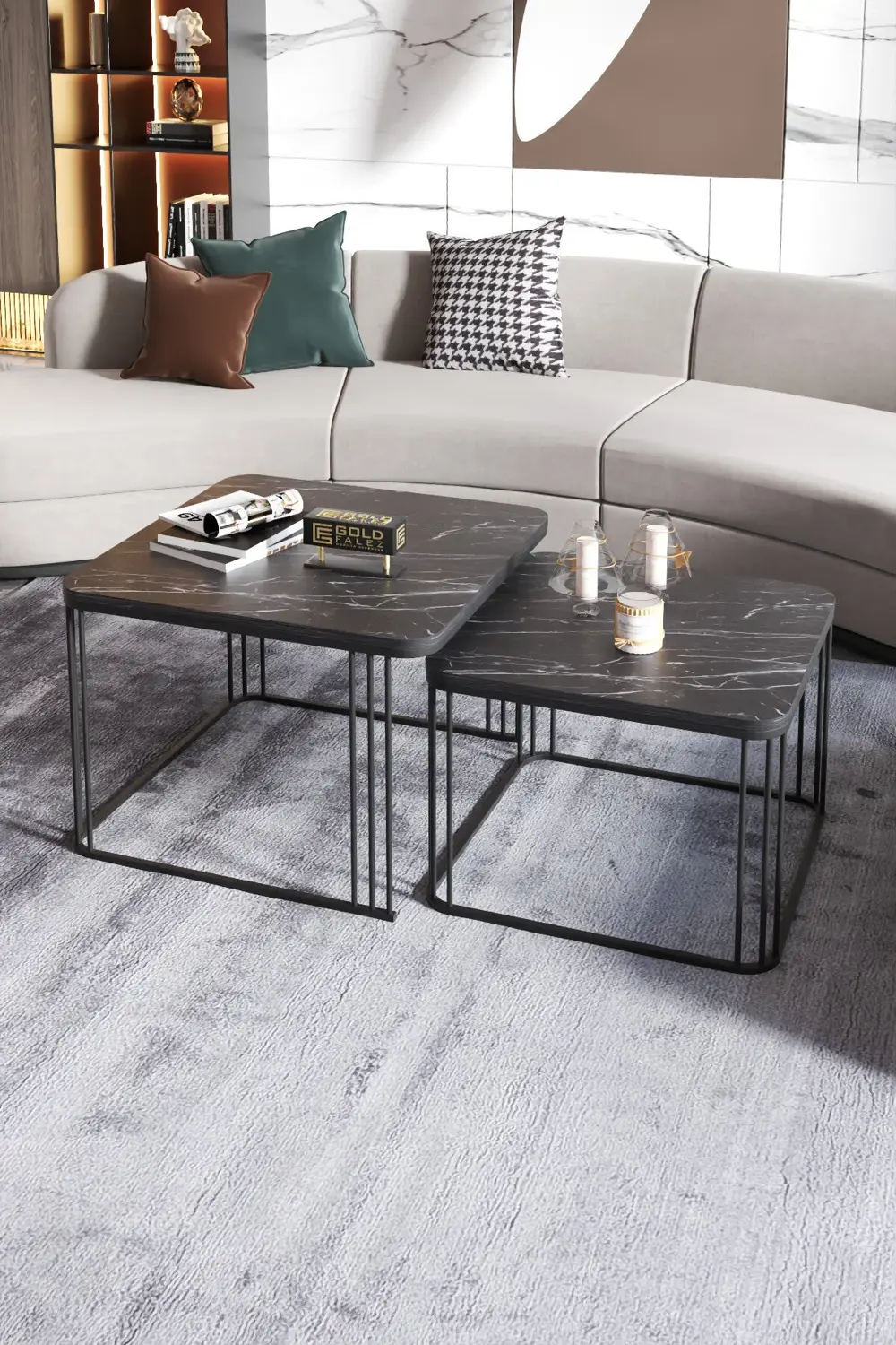 Orta Sehpa Ve Zigon Sehpa Damla Bendir