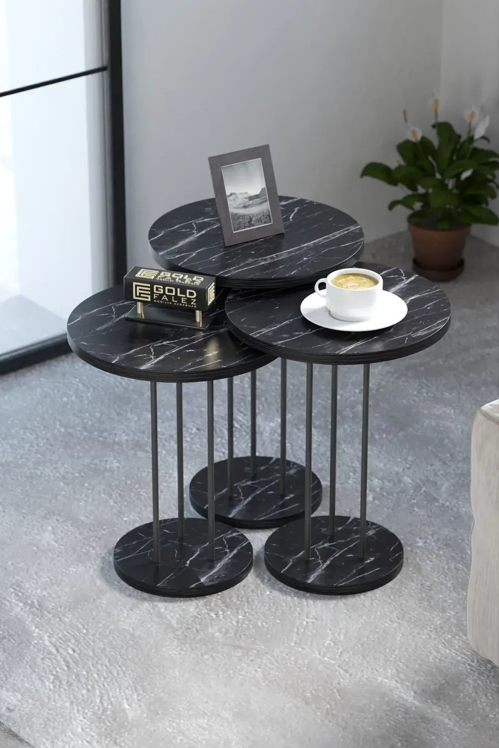 ORTA SEHPA VE ZİGON SEHPA TERRA SET BENDİR