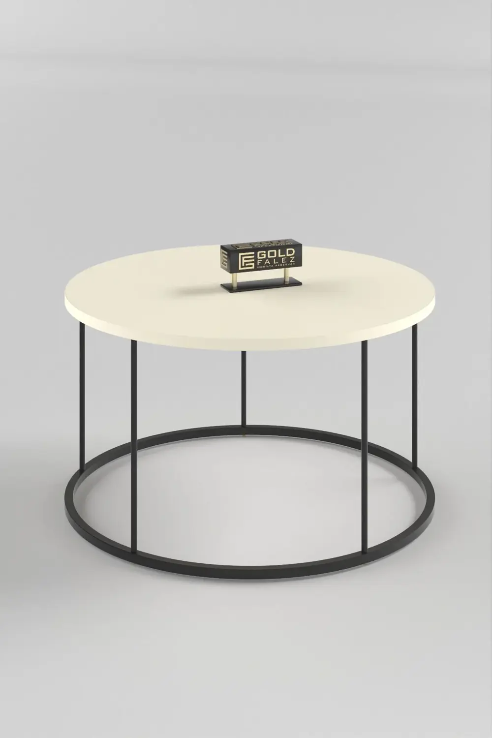 ORTA SEHPA VE ZİGON SEHPA TERRA SET KREM