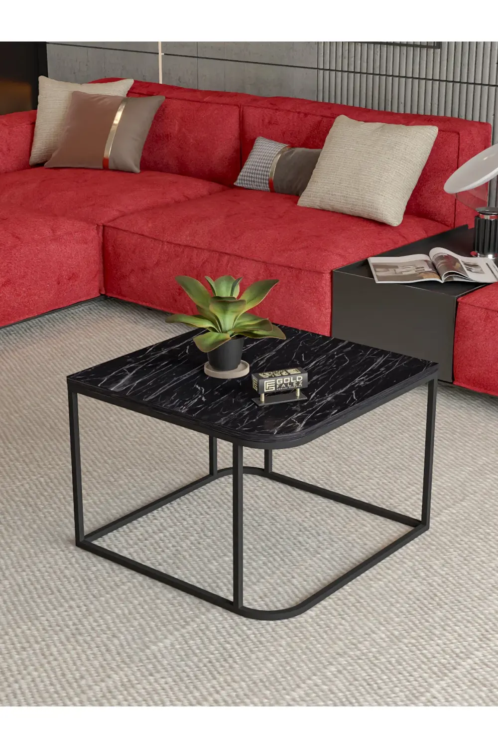 Orta Sehpa Ve Zigon Sehpa V Lüx 5'Li Set Bendir