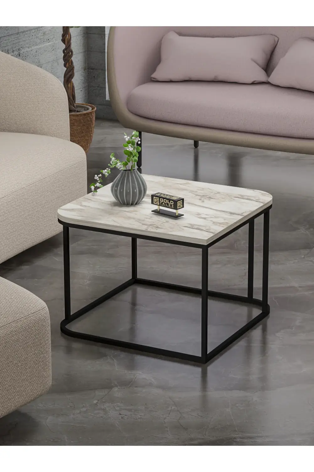 Orta Sehpa Ve Zigon Sehpa V Lüx 5'Li Set Efes