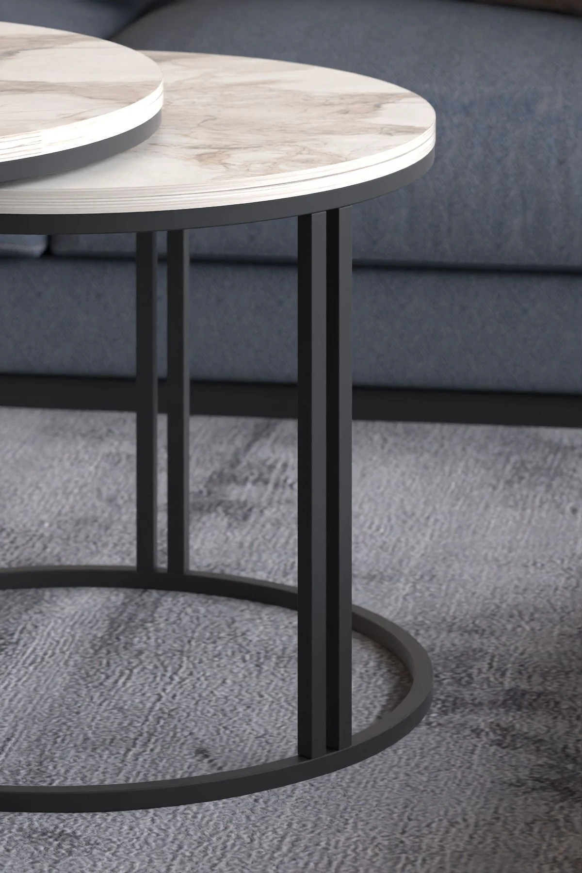 ORTA SEHPA ZİGON SEHPA YAN SEHPA 3 LÜ SET DOLUNAY EFES