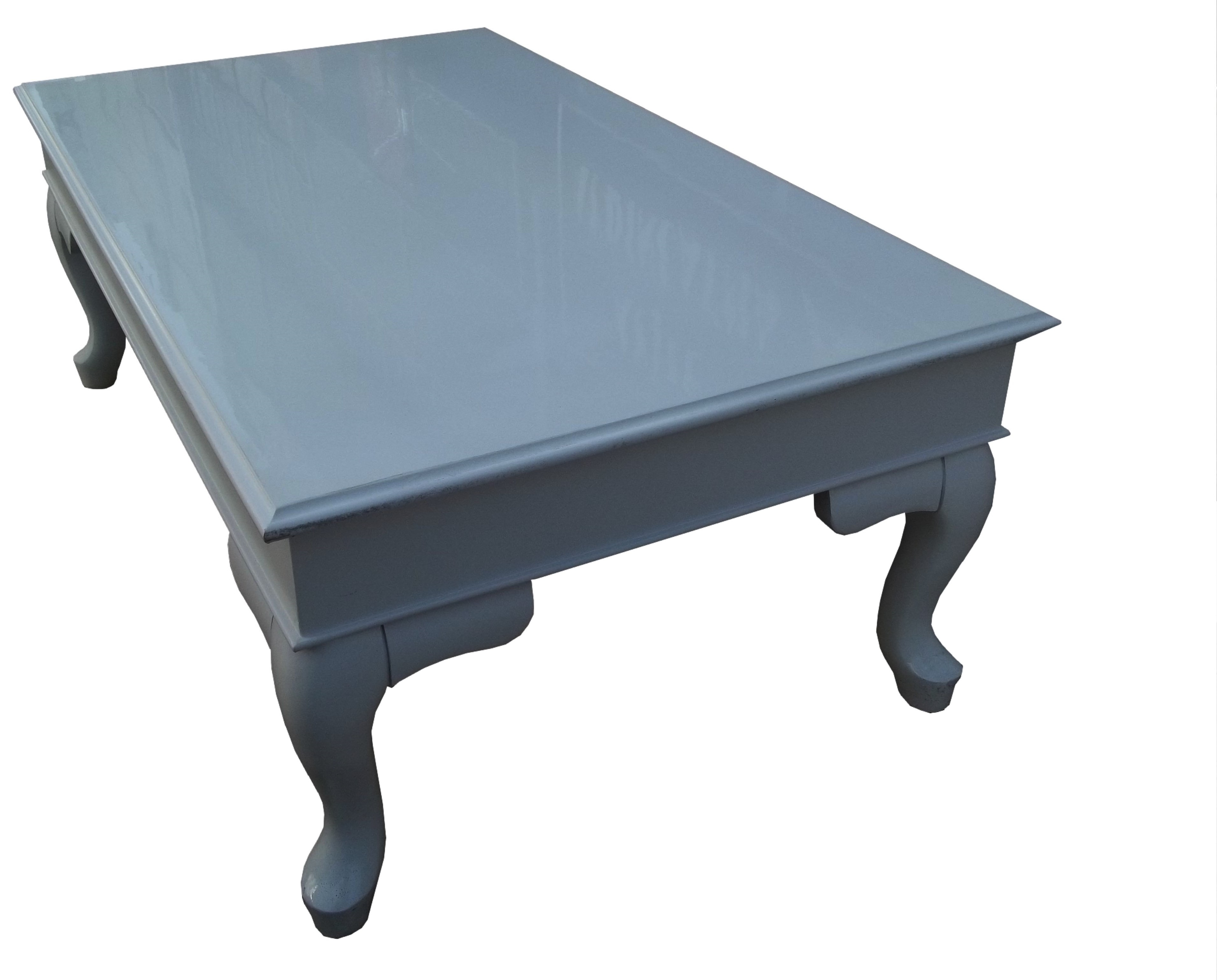 Orta Sehpa17933 Klasik demonto Model Kayın Aslan Ayak Parlak gri 