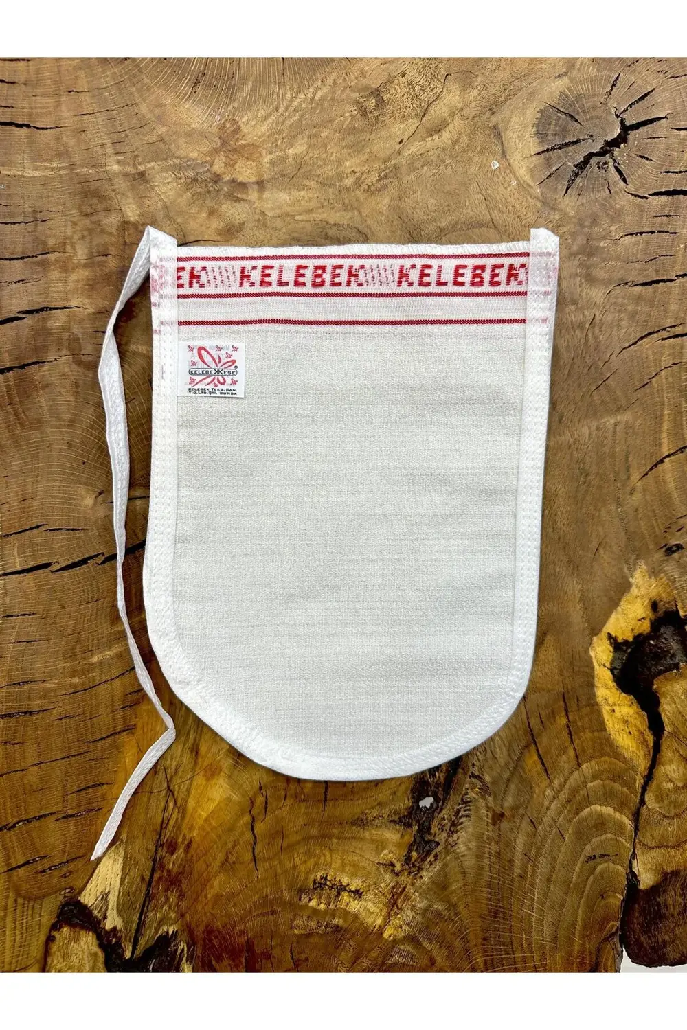 Orta Sert Hamam Banyo Beyaz Kese Duş Kesesi Peeling