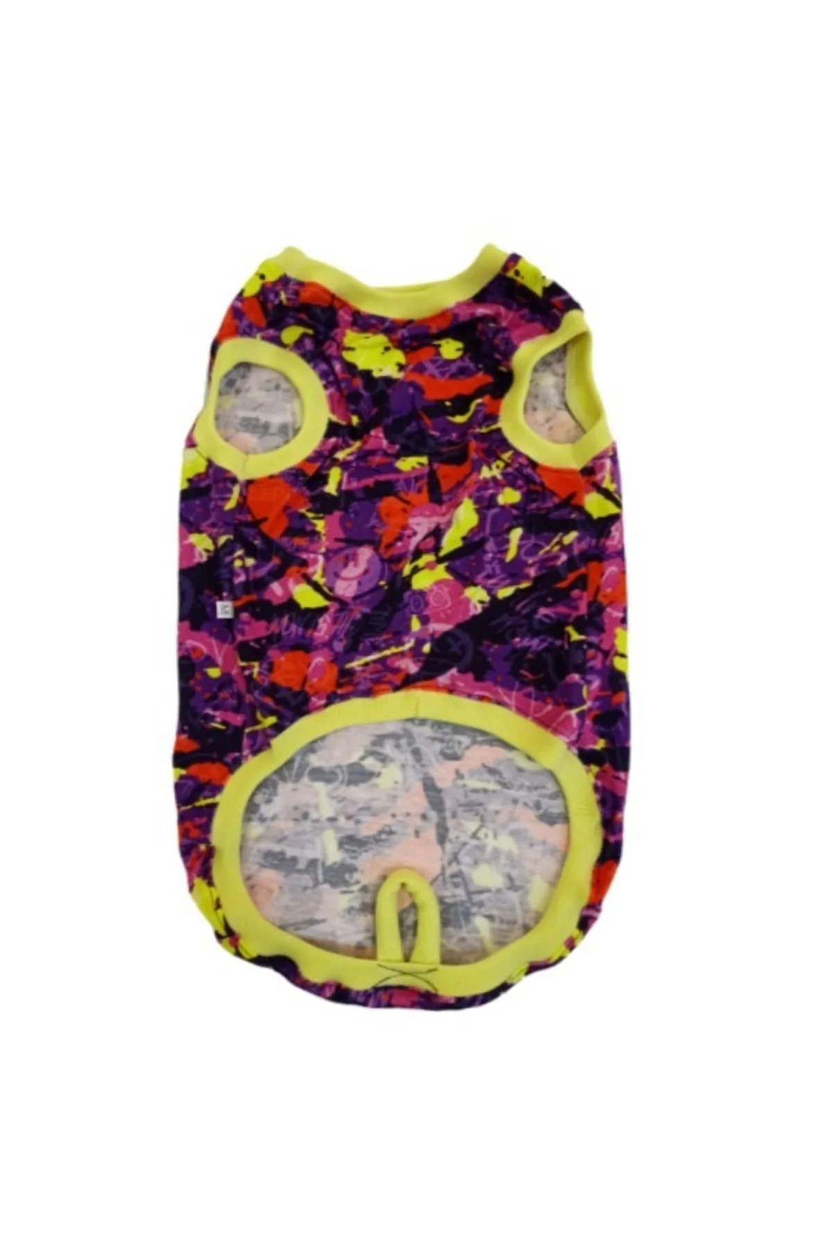 Orta Ve Büyük Irk Karışık Fosfor Desenli Köpek Kıyafeti Elbisesi 