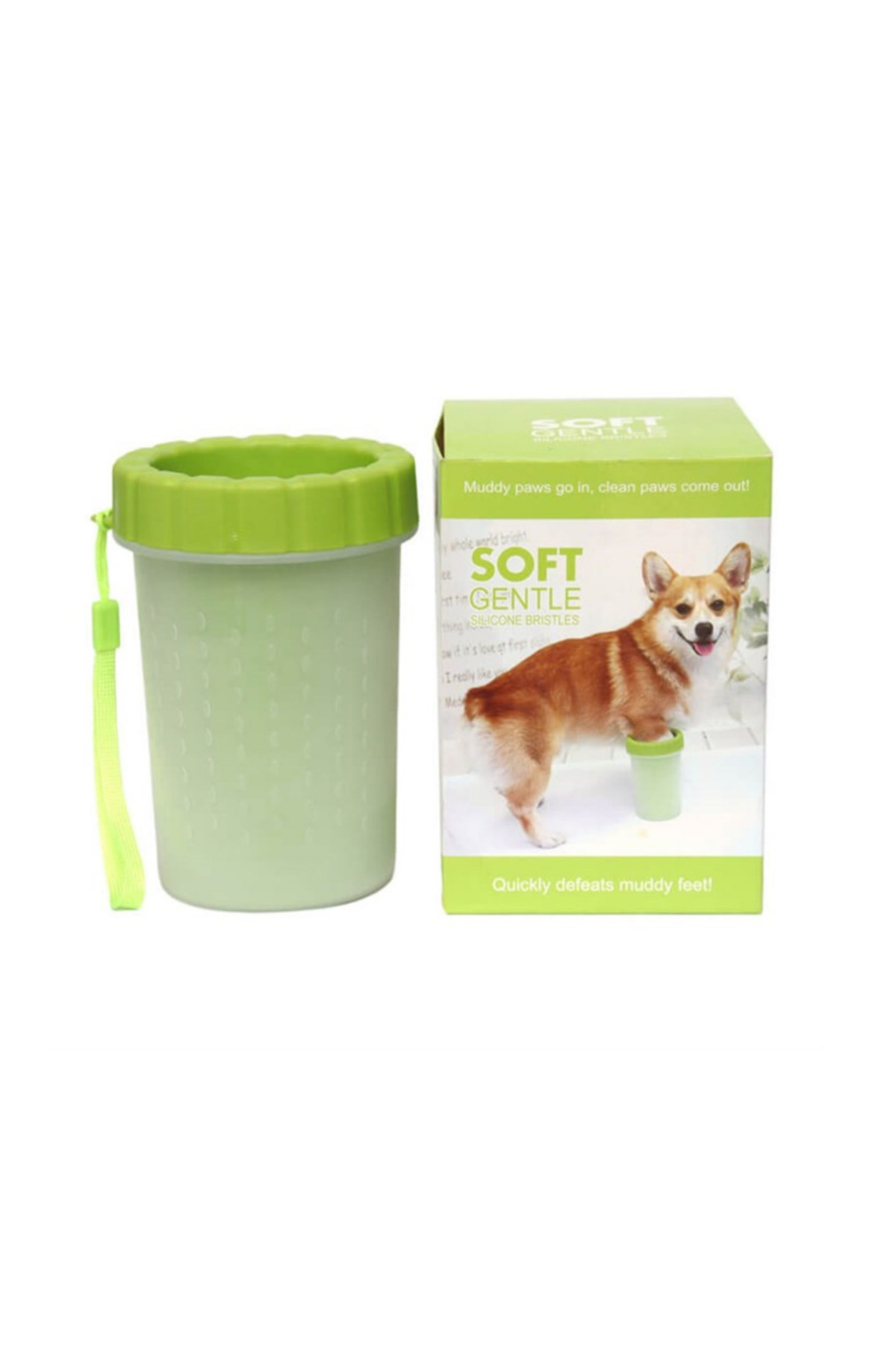 Orta ve Büyük Irk Köpekler İçin Pati Yıkama Kabı Pratik Hijyen Çö