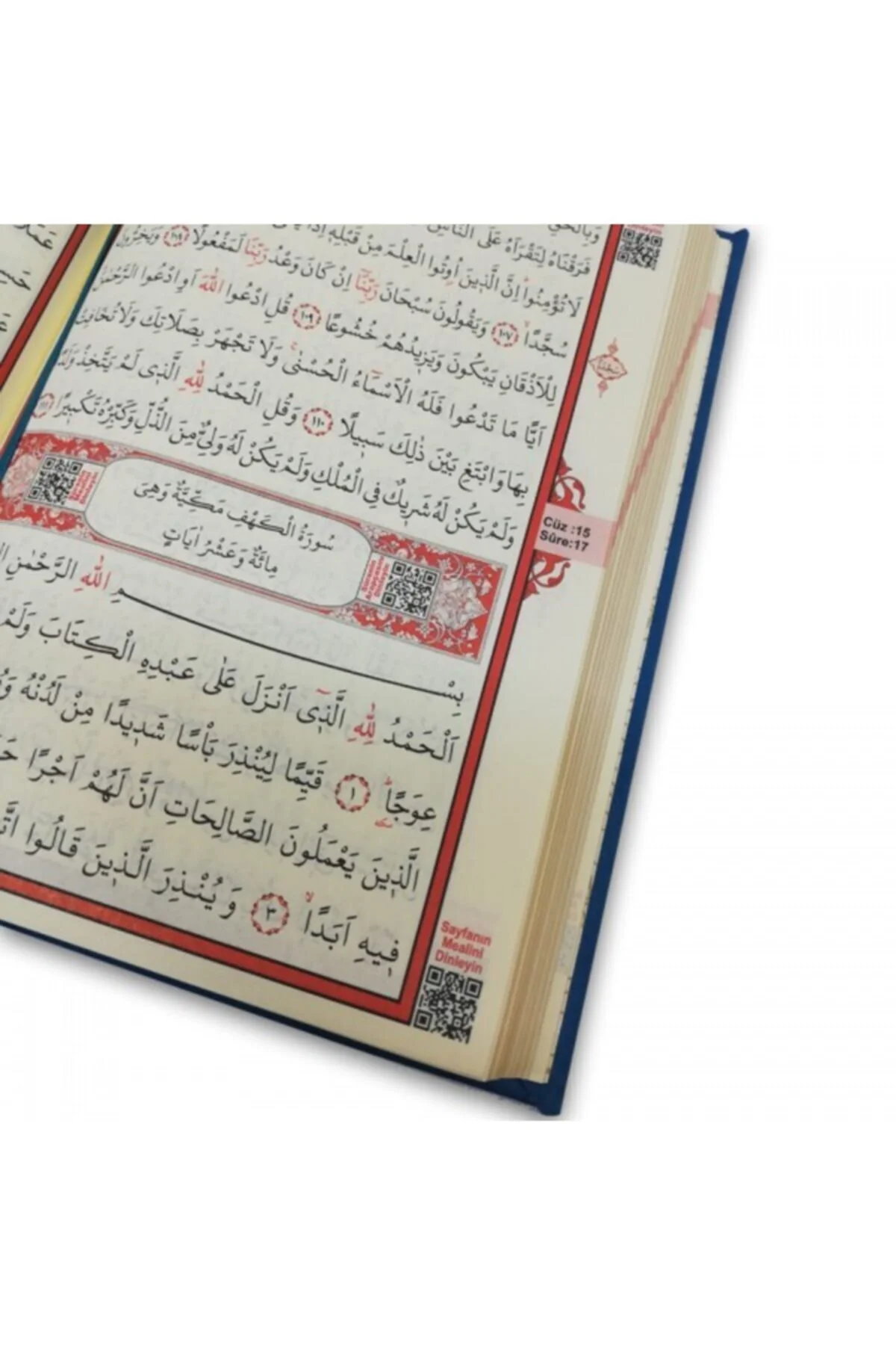 Ortaboy Termo Deri Kuranı Kerim Turkuaz