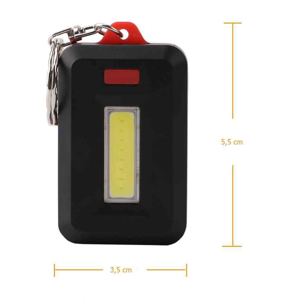 Ortam Aydınlatan 350 Lümen Anahtarlık - COB Led, 3 Modlu Aydınlat Ortam Aydınlatan 350 Lümen Anahtarlık - COB Led, 3 Modlu Aydınlat