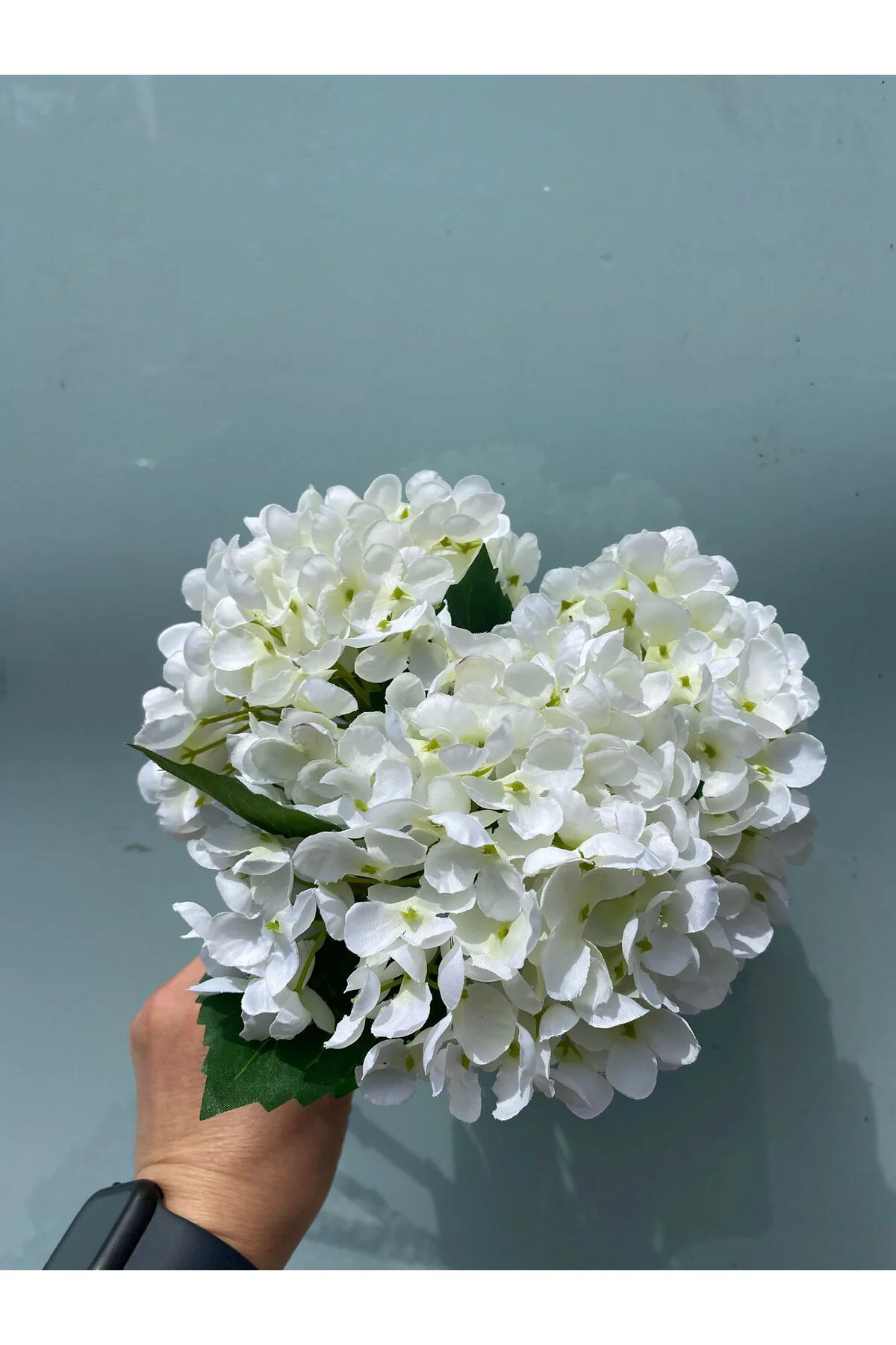 Ortanca 3 Dal Demet Beyaz 34 cm