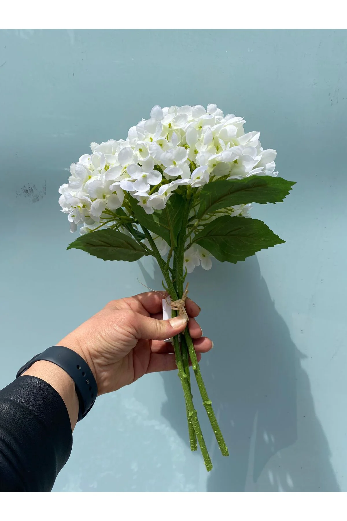 Ortanca 3 Dal Demet Beyaz 34 cm