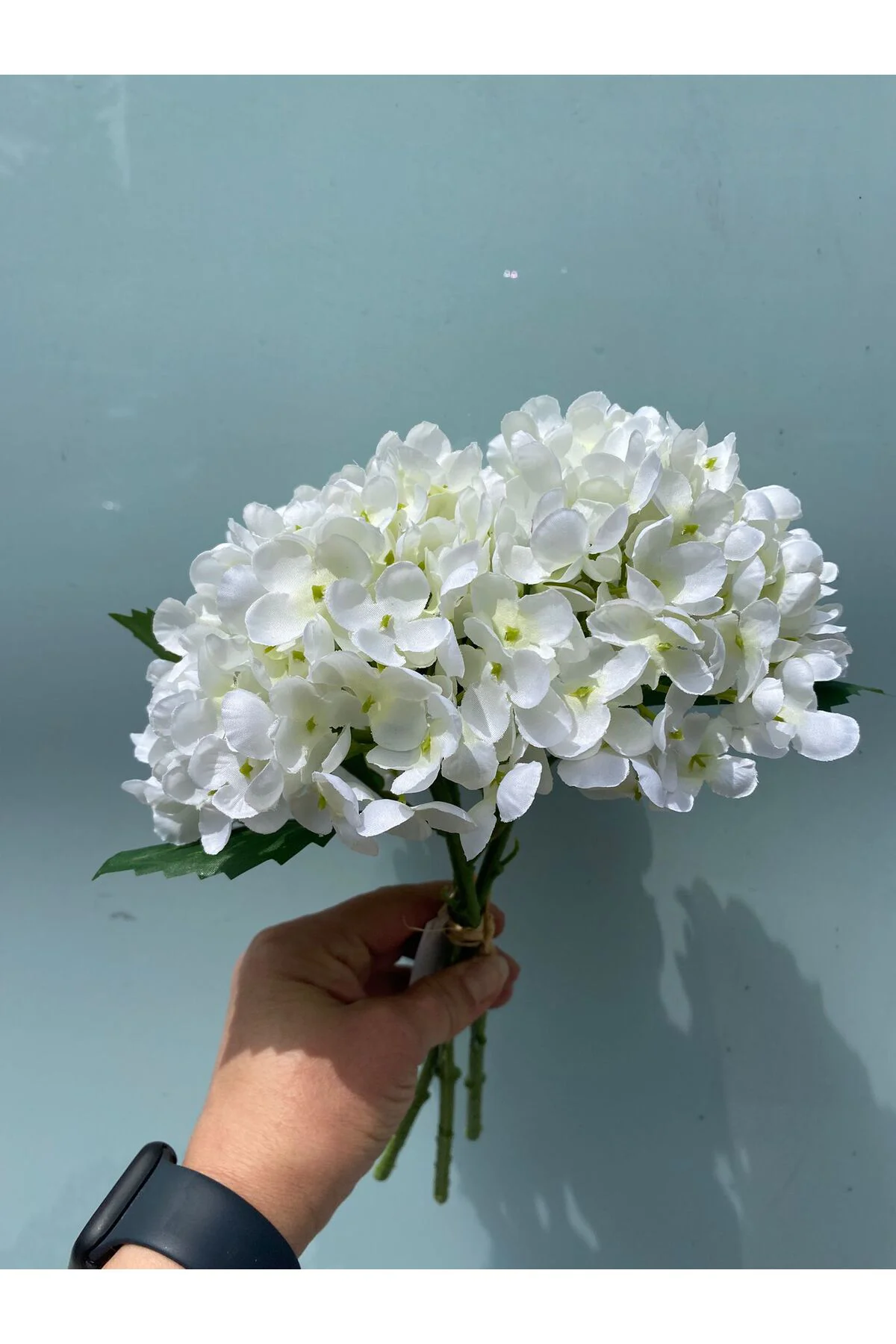 Ortanca 3 Dal Demet Beyaz 34 cm