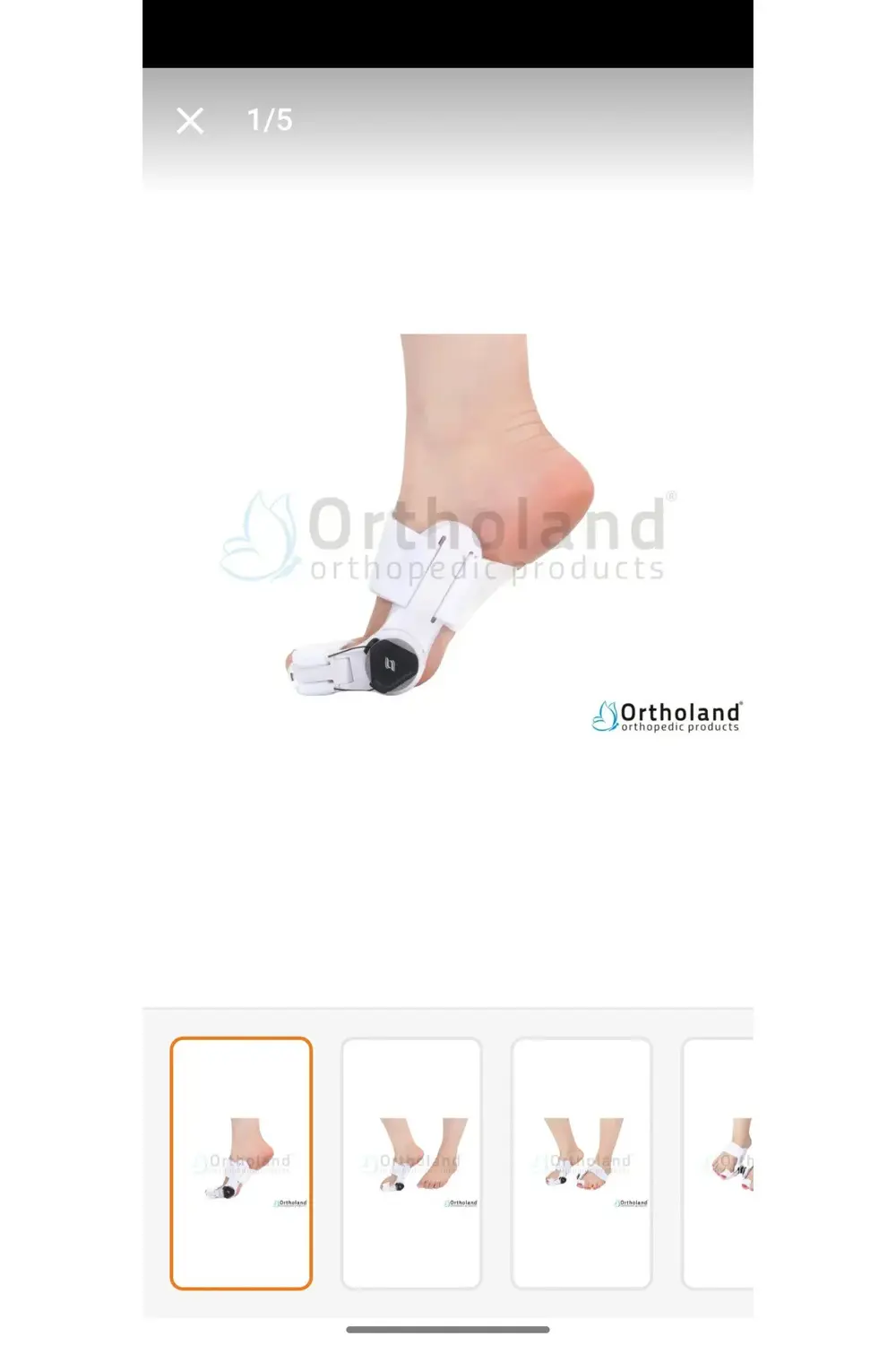 ortez-Ayarlı Ayak Baş Parmak Kemik Düz. Başparmak Eğriliği Düzelt