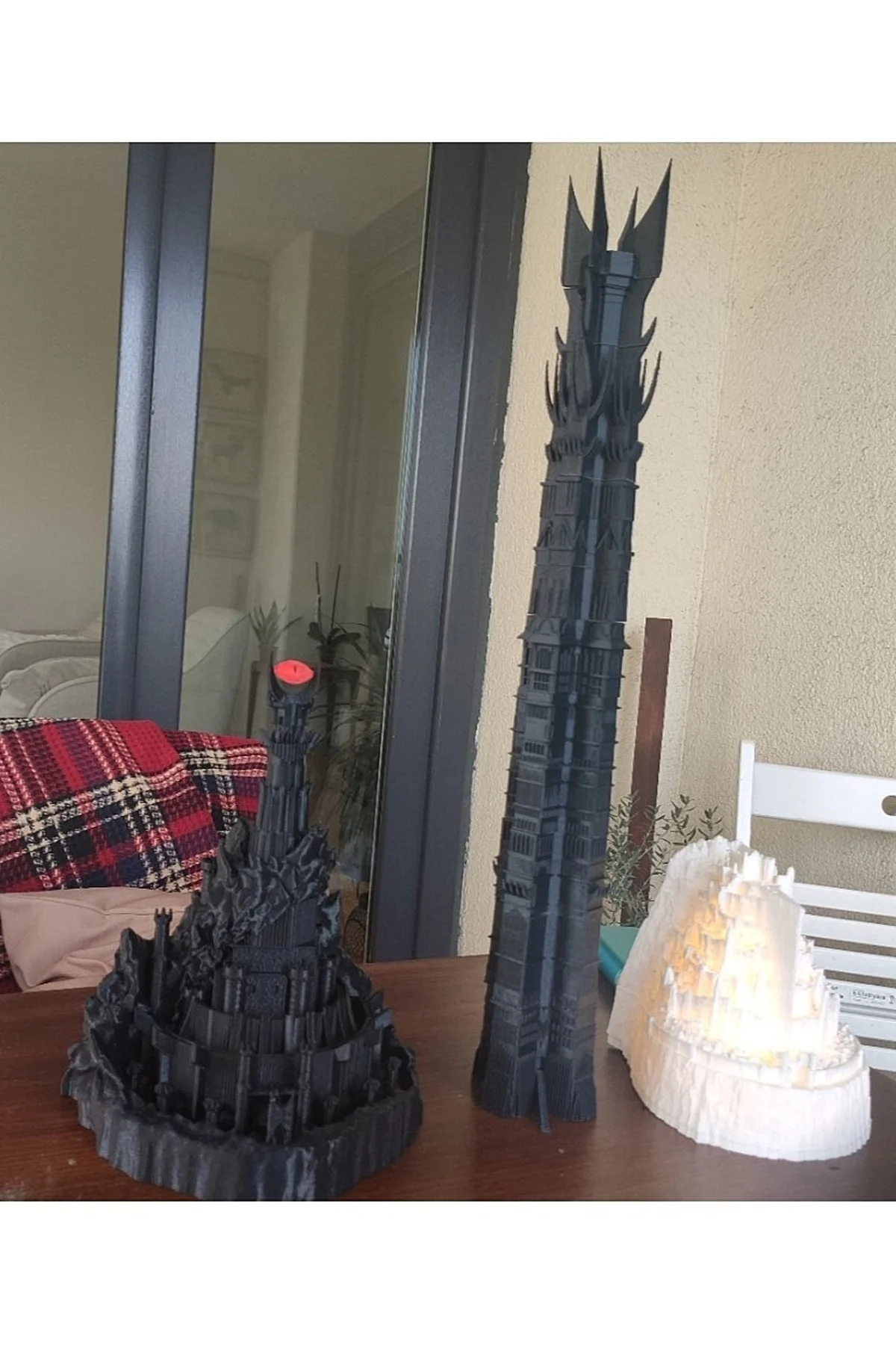 Orthanc Kulesi 90 Cm Saruman'ın Kulesi Isengard Lotr Yüzüklerin Efendisi (DEV BOY)