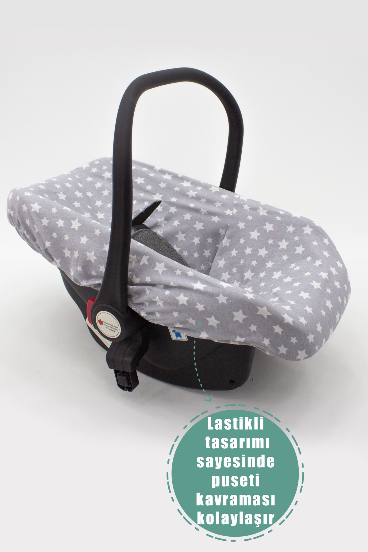 Mordesign Ortopedik Bel Destekli Puset Minder Ve Çarşaf 2'Li Set, Stars Des