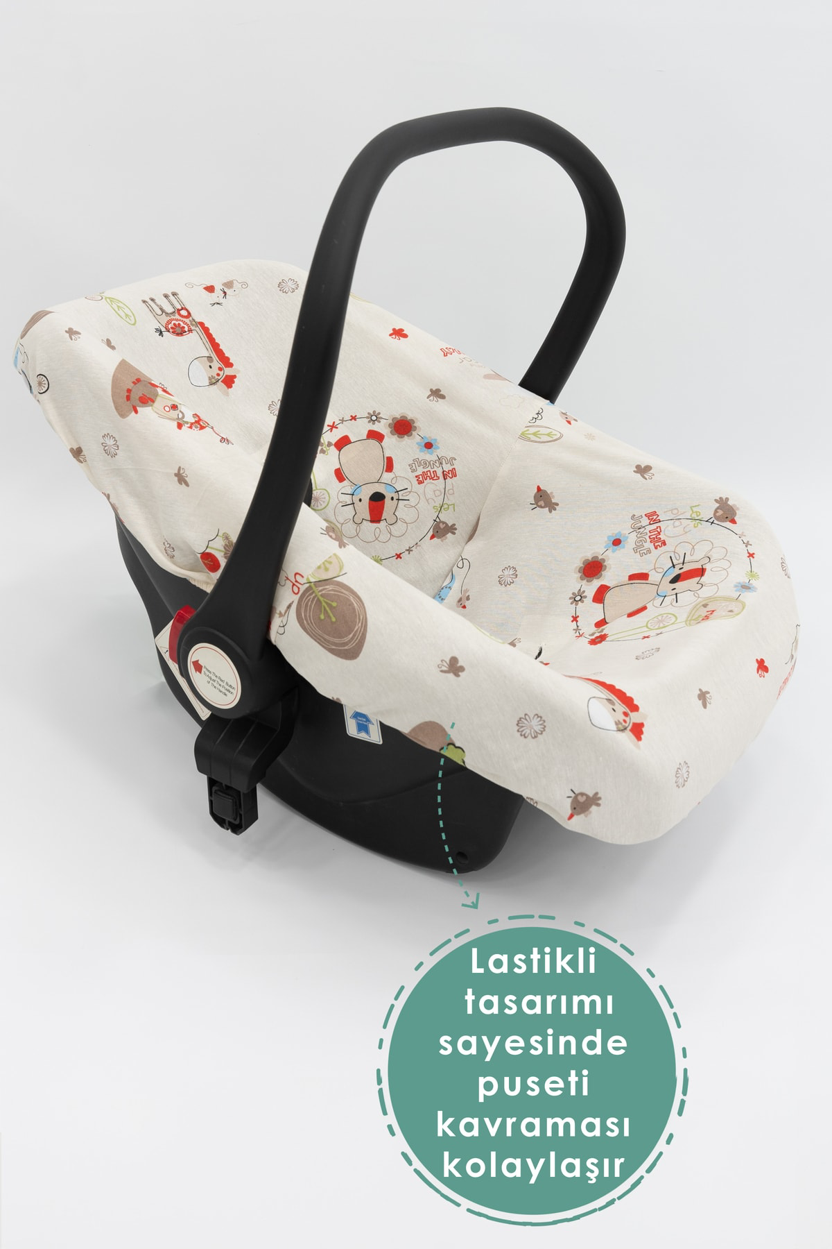 Ortopedik Bel Destekli Bebek Puset Minderi Ve Çarşaf 2'li Set, Çi