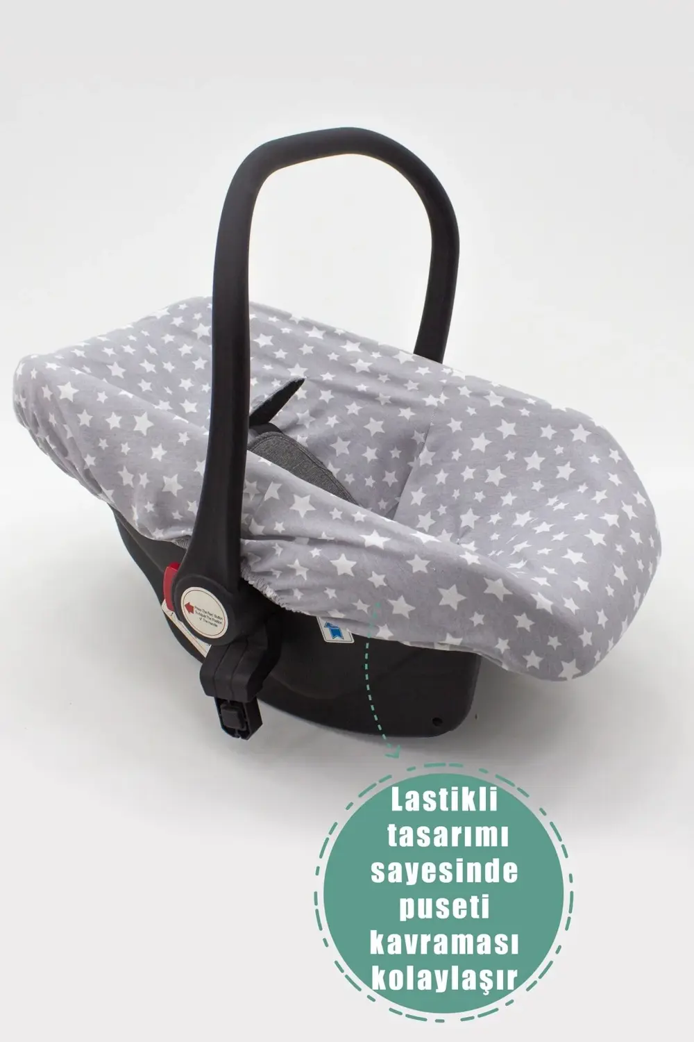 Mordesign Ortopedik Bel Destekli Puset Minder Ve Çarşaf 2'Li Set, Stars Des