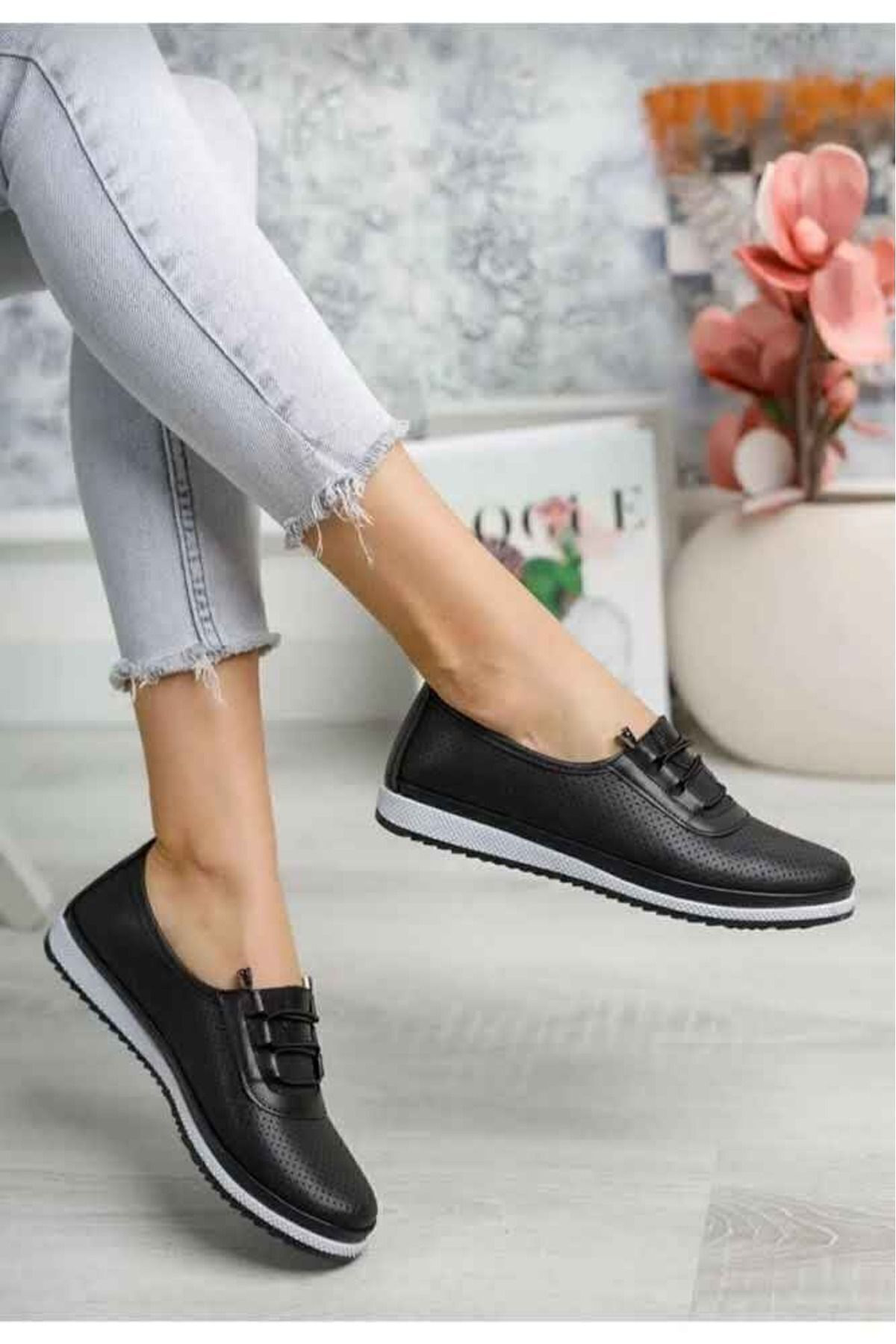 Ortopedik Günlük Yumuşak Ipli Babet Ayakkabı