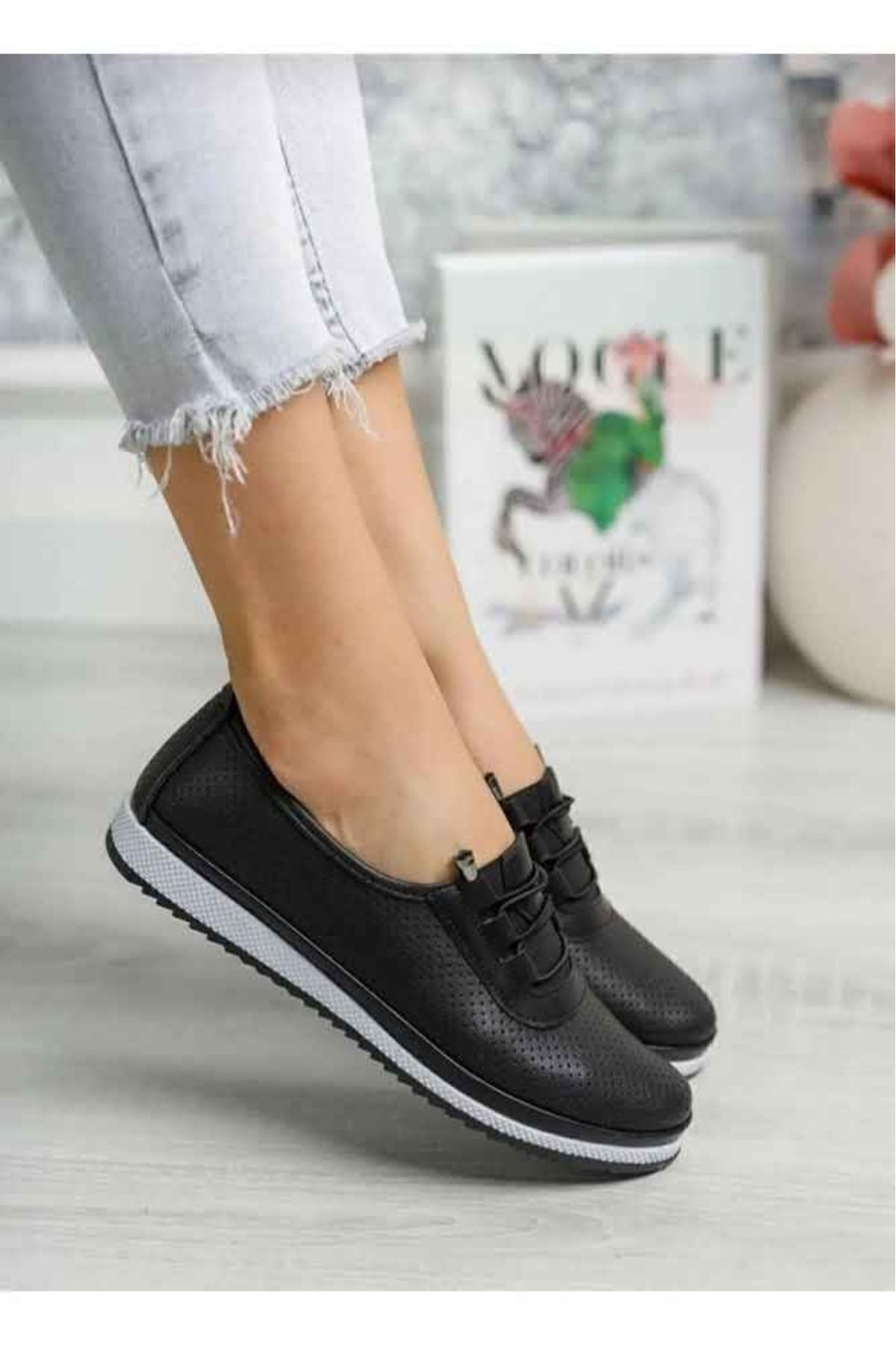 Ortopedik Günlük Yumuşak Ipli Babet Ayakkabı