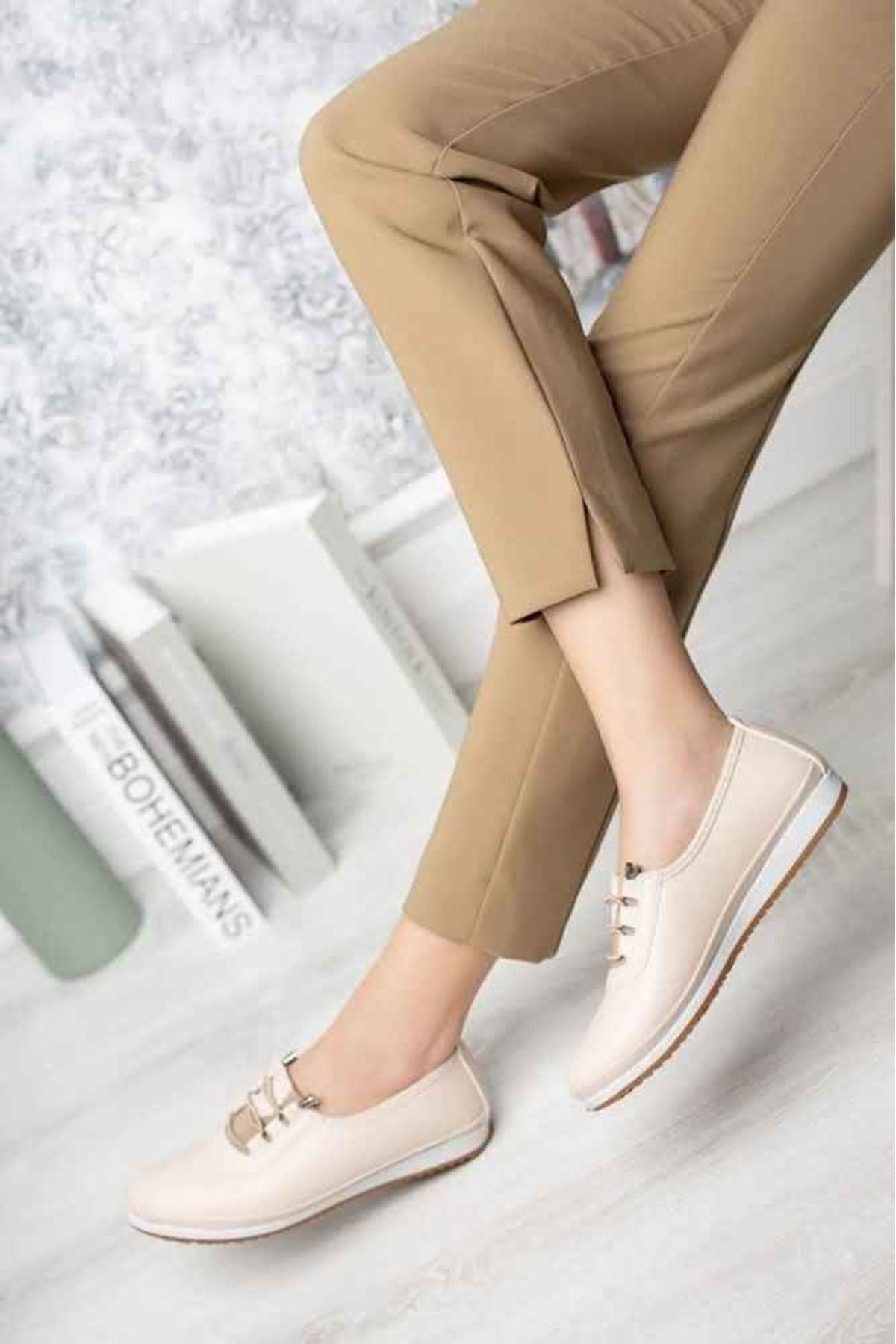 Nayad Bal Ortopedik Günlük Yumuşak Kadin Clit Babet Ayakkabi