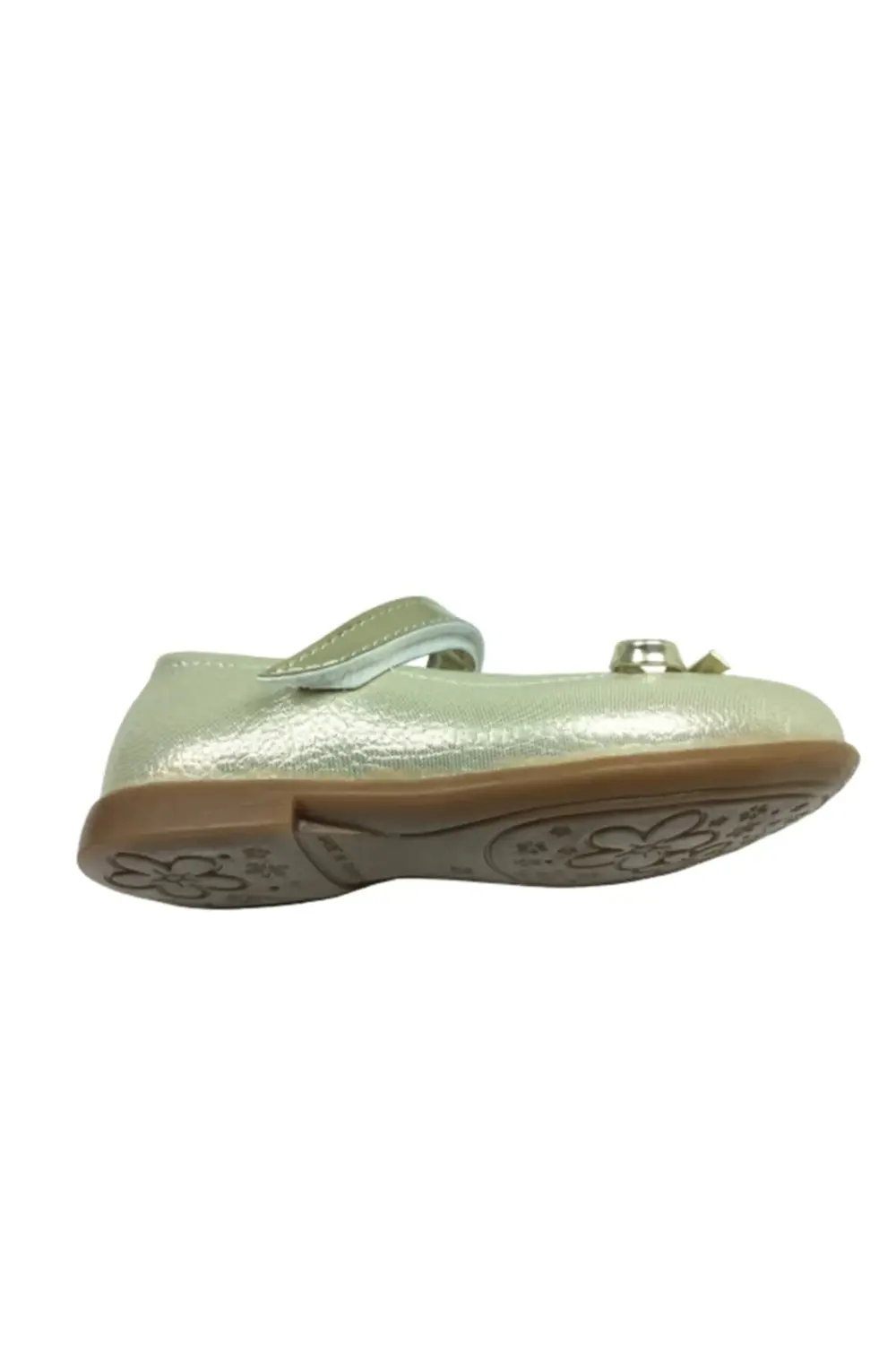 Ortopedika Bebe babet Dore Parlak Kız Çocuk Ayakkabı Cırtlı Içi D