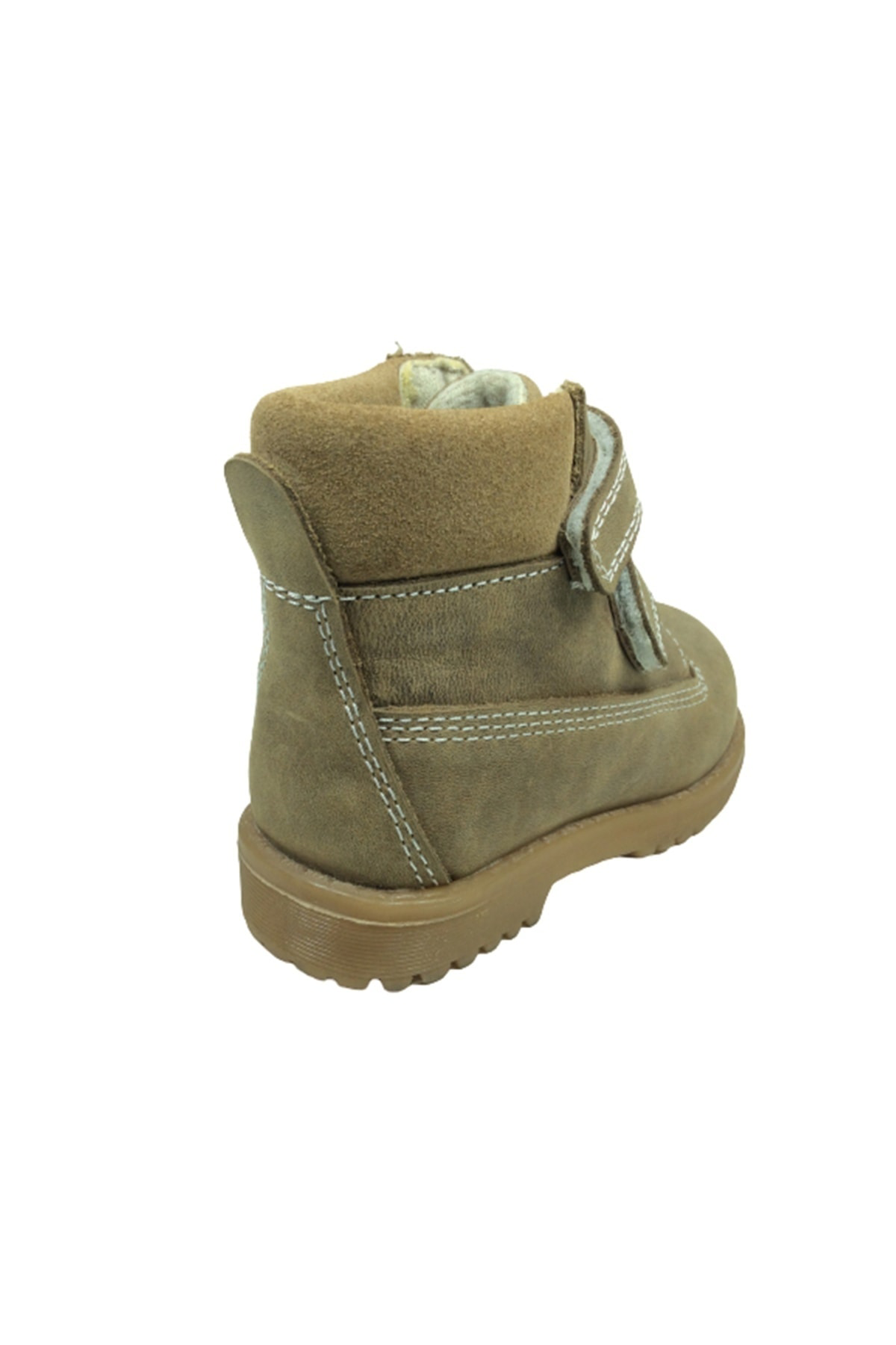 Ortopedika Tedix Bebe Erkek Çocuk Bot Kum Rengi Cırtlı % 100 Nubu