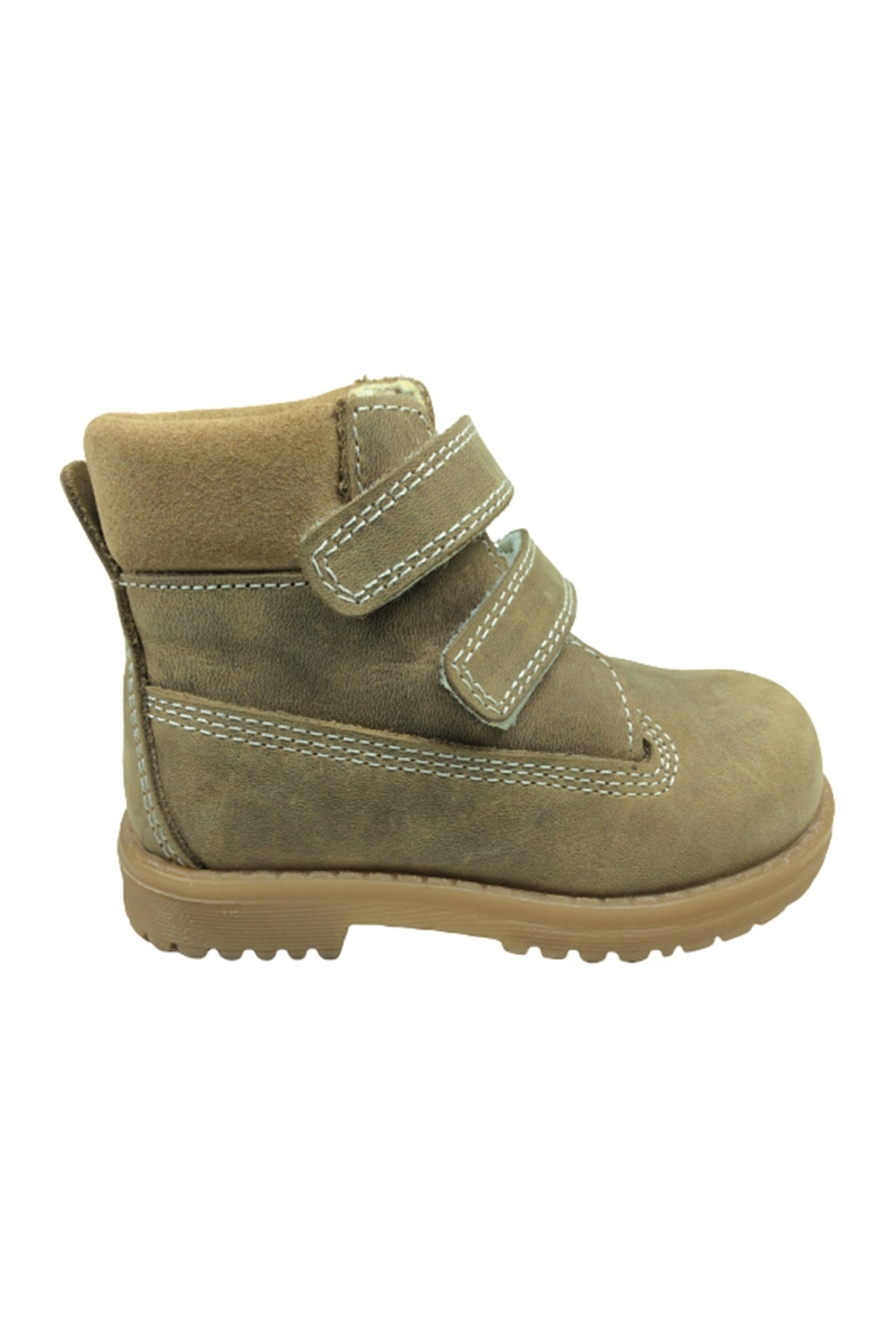 Ortopedika Tedix Bebe Erkek Çocuk Bot Kum Rengi Cırtlı % 100 Nubu