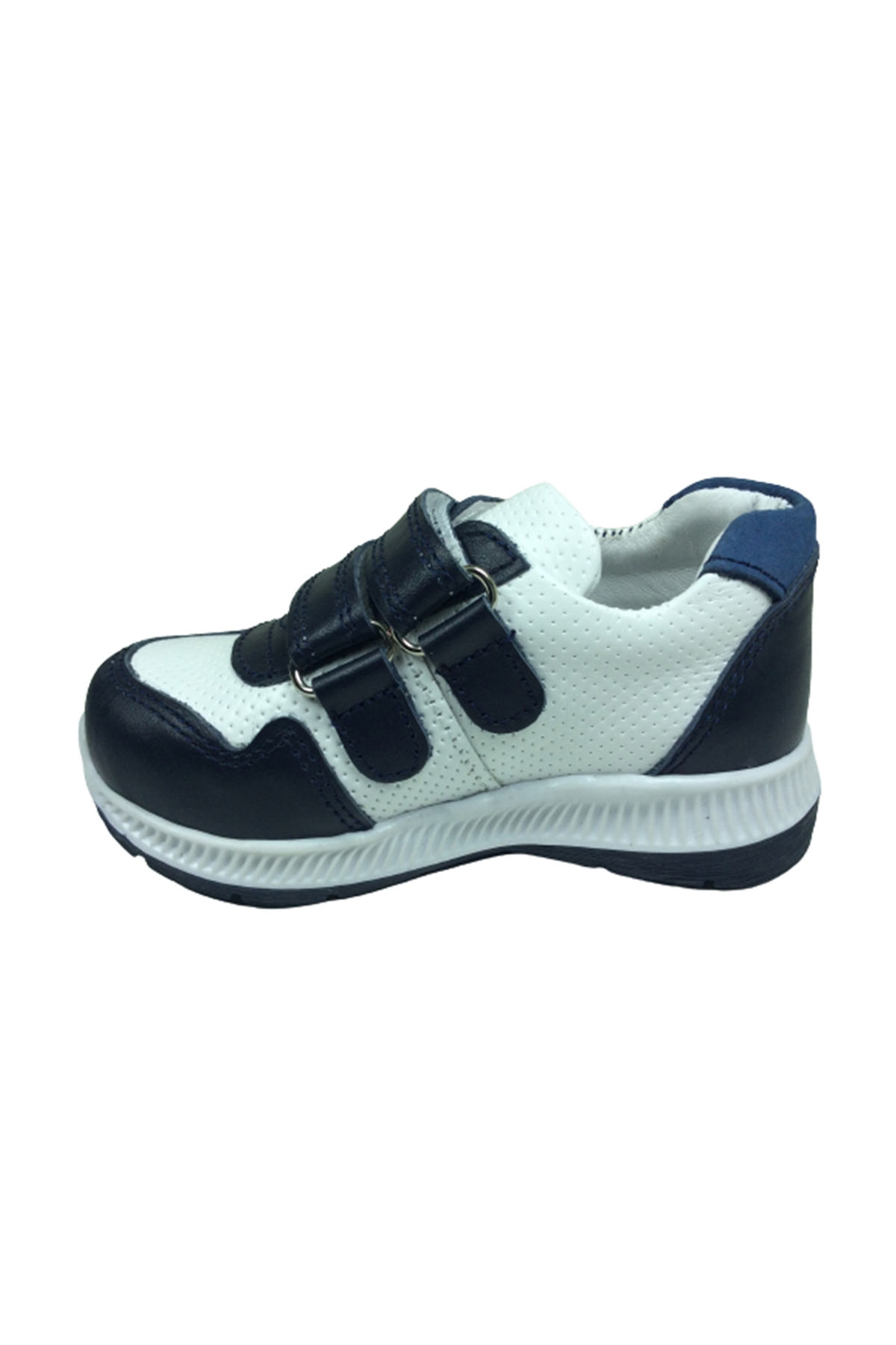 Raduno Ortopedikal Bebe Erkek Çocuk Spor Ayakkabı 1 Lacivert-Beyaz Cırtl