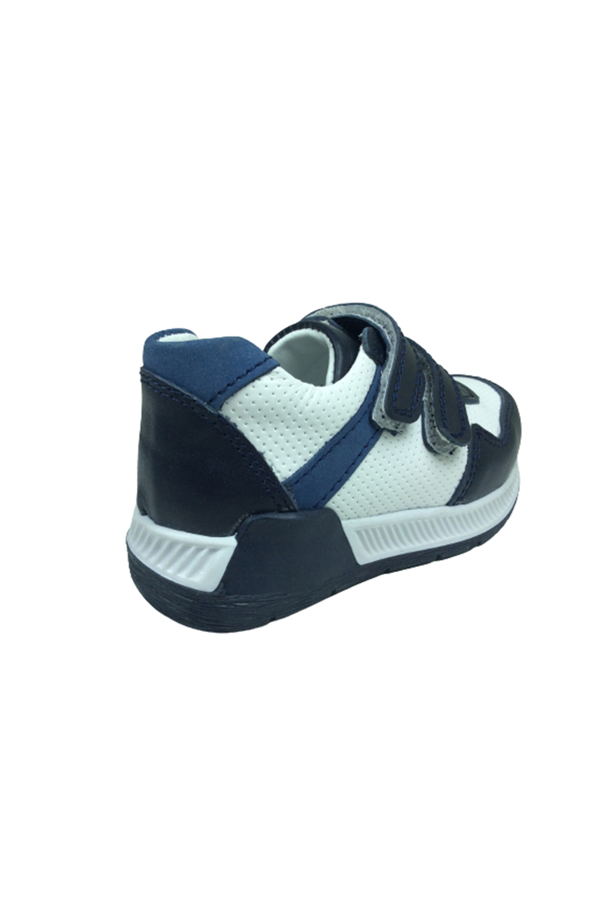 Raduno Ortopedikal Bebe Erkek Çocuk Spor Ayakkabı 2 Lacivert-Beyaz Cırtl