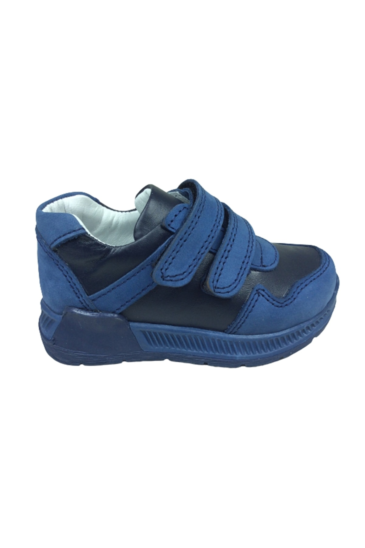Raduno Ortopedikal Bebe Erkek Çocuk Spor Ayakkabı Kot Mavi-Lacivert Cırt