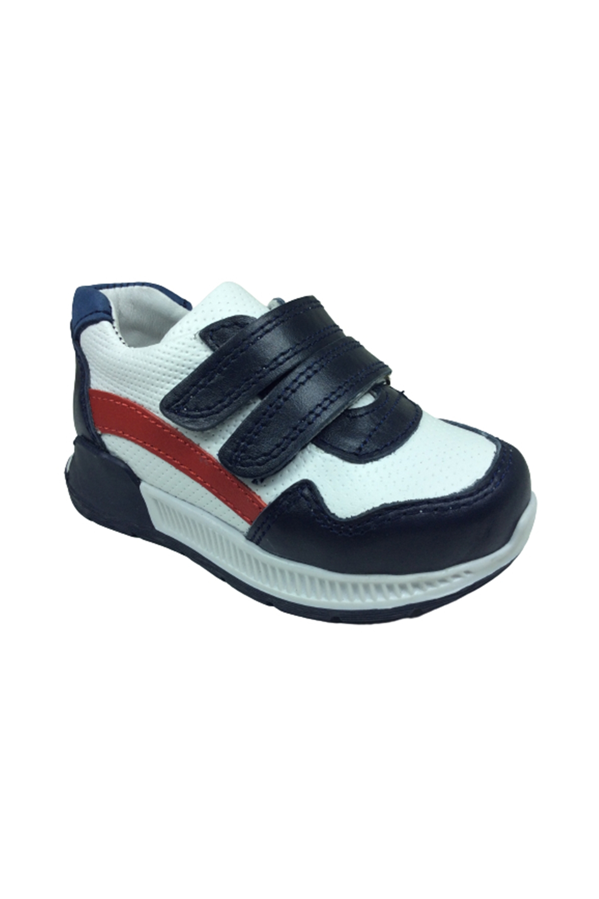 Raduno Ortopedikal Bebe Erkek Çocuk Spor Ayakkabı 1 Lacivert-Beyaz Cırtl