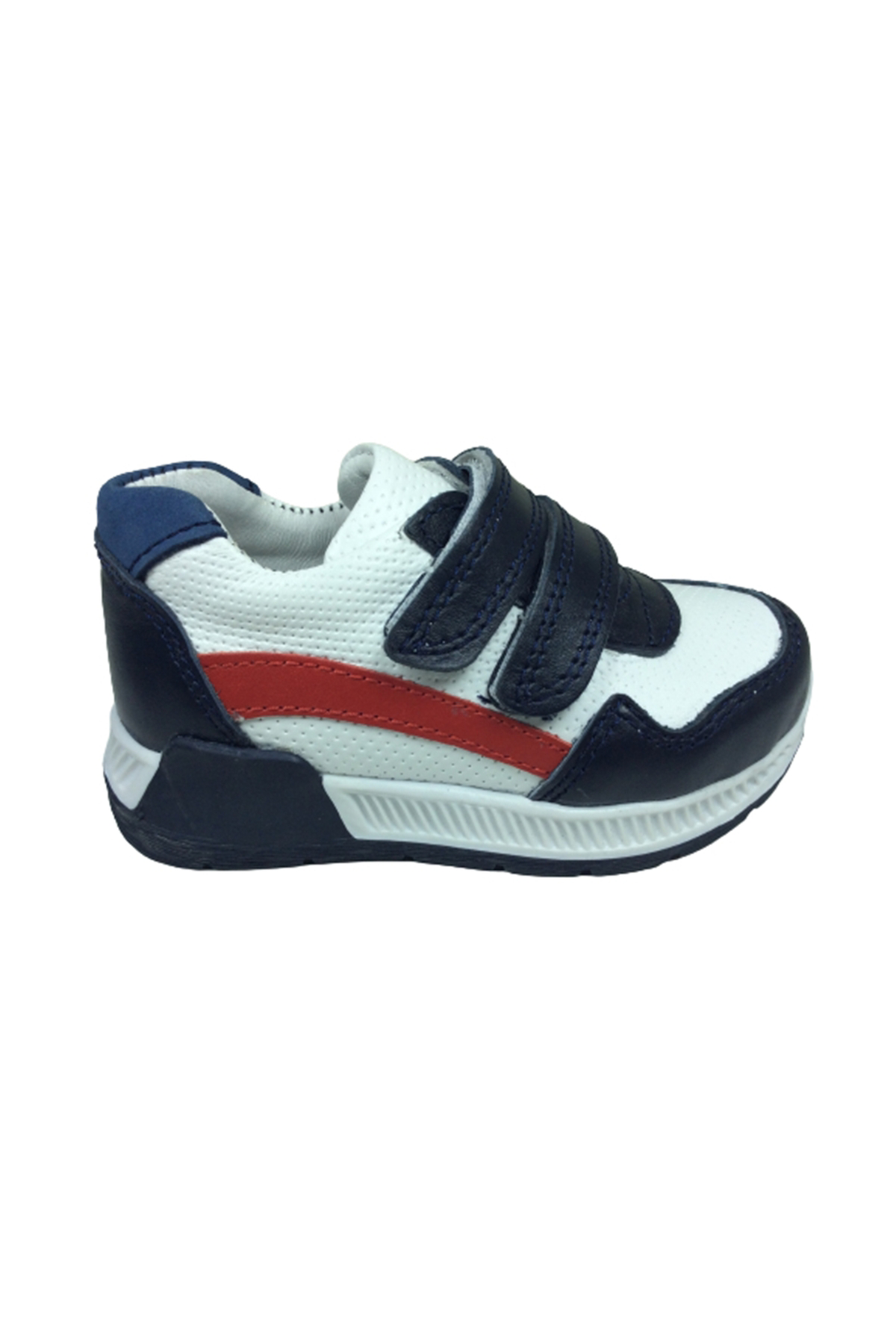 Raduno Ortopedikal Bebe Erkek Çocuk Spor Ayakkabı 1 Lacivert-Beyaz Cırtl
