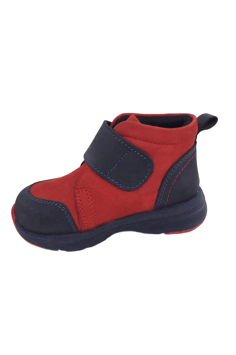 OrtopedikAL1001 Ridente Lacivert Kırmızı (Süet) Bebe Erkek Çocuk
