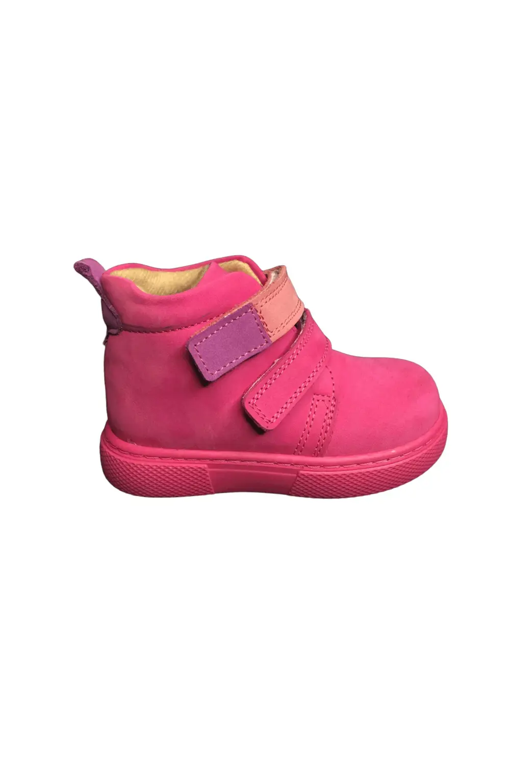 OrtopedikAL1001 Ridente Pembe Bebe Kız Çocuk Bot % 100 DERİ Anato