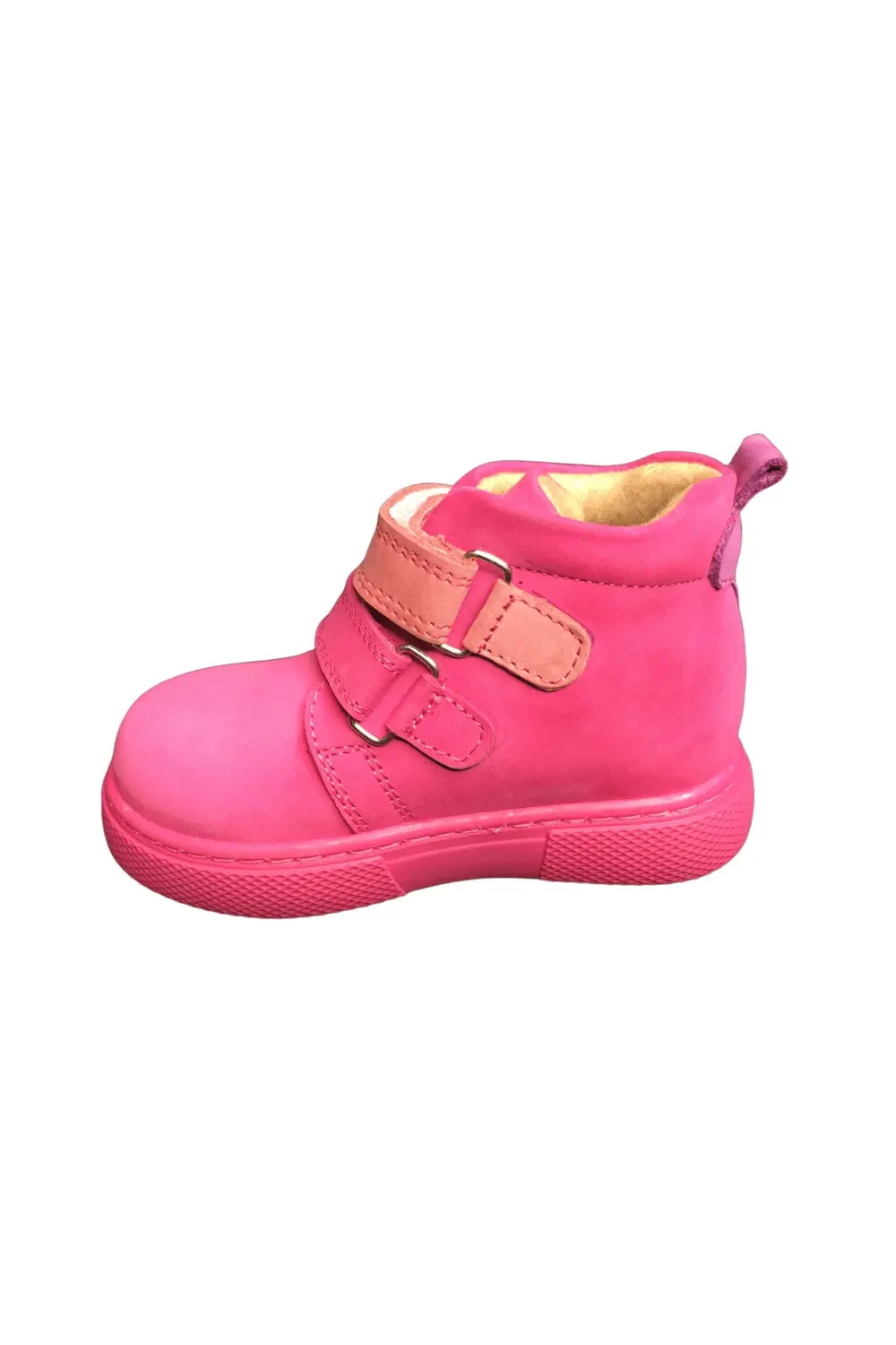 OrtopedikAL1001 Ridente Pembe Bebe Kız Çocuk Bot % 100 DERİ Anato