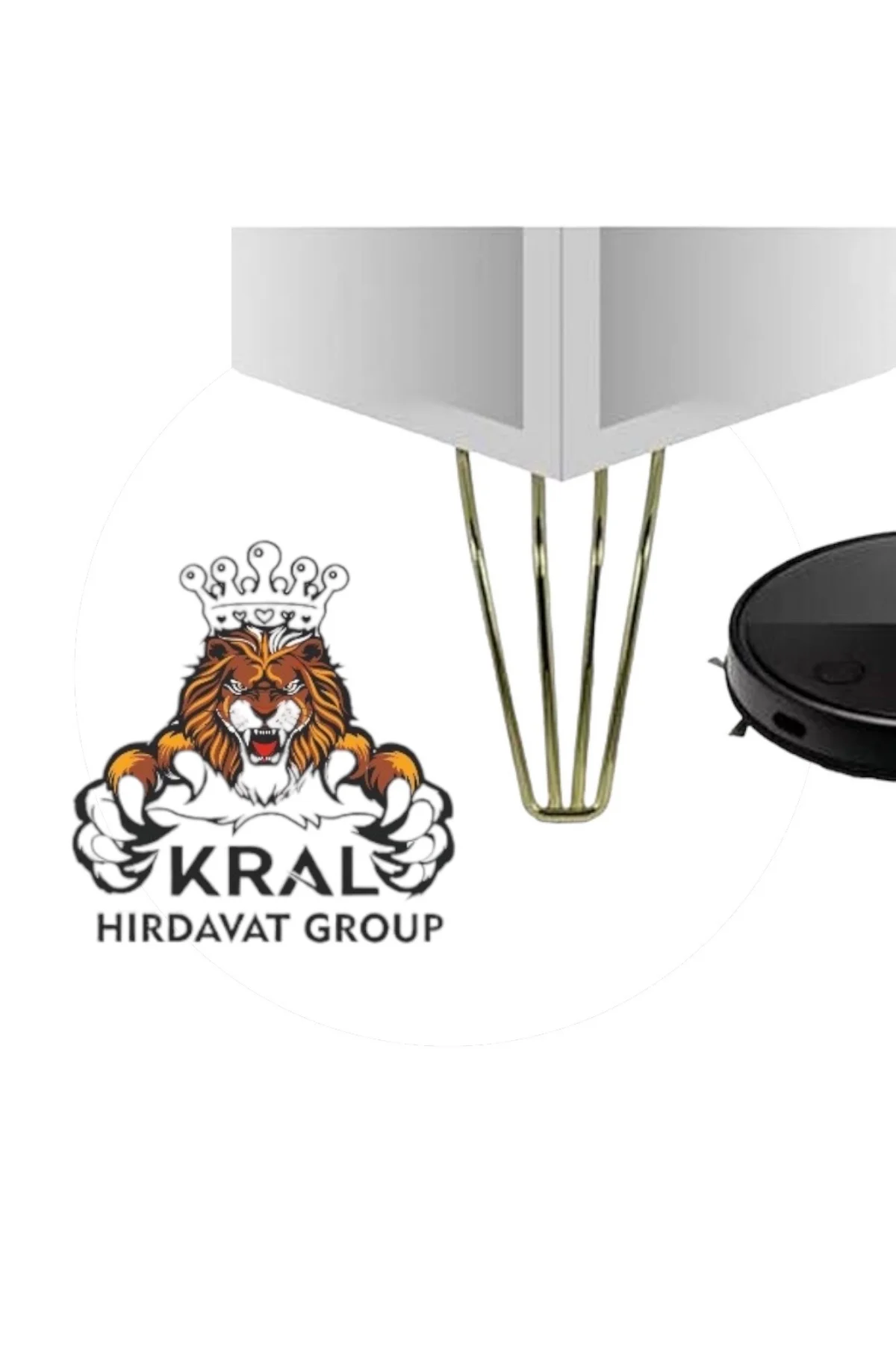 Örümcek 18 CM Gold Metal Mobilya, Dolap, Koltuk, Kanepe, Tv Ünitesi Ayakları Metal (4 Adet)