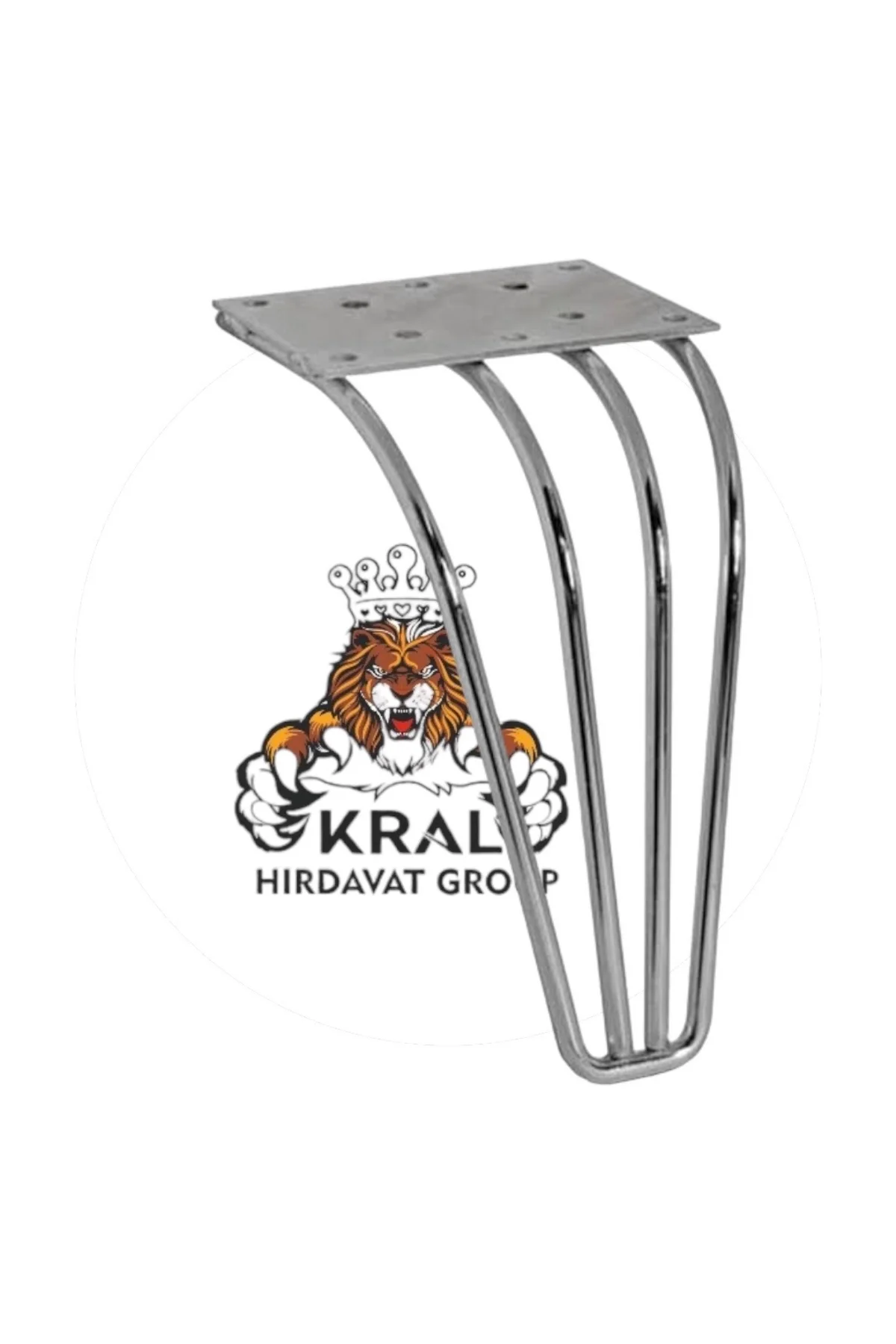 Örümcek 18cm krom renk Metal Mobilya, Dolap, Koltuk, Kanepe, Tv Ünitesi Ayakları Metal dört adet
